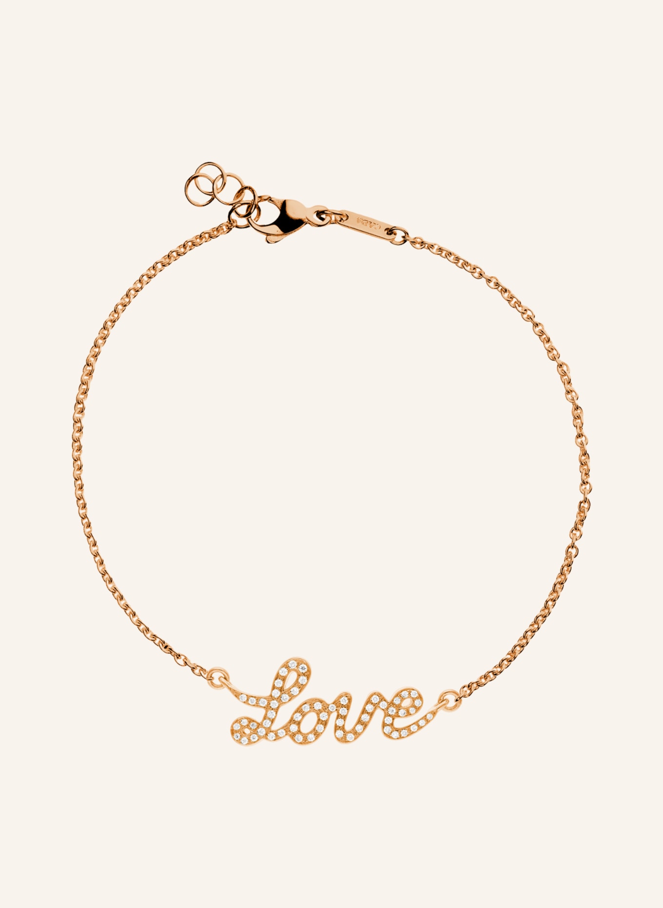 CADA Armband TINY LOVE, Farbe: ROSÉGOLD (Bild 1)