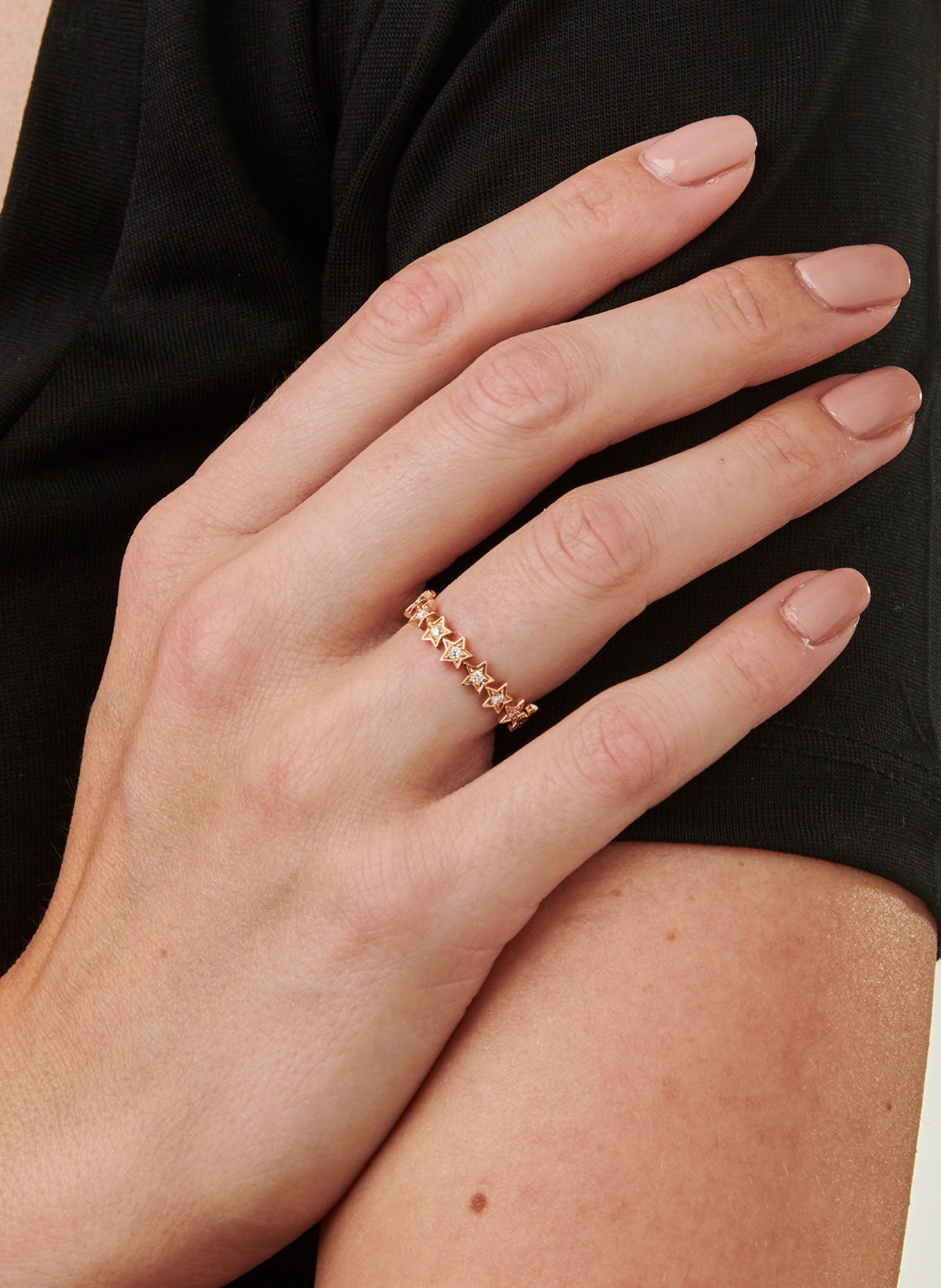 CADA Ring MILKY WAY: ROSÉGOLD