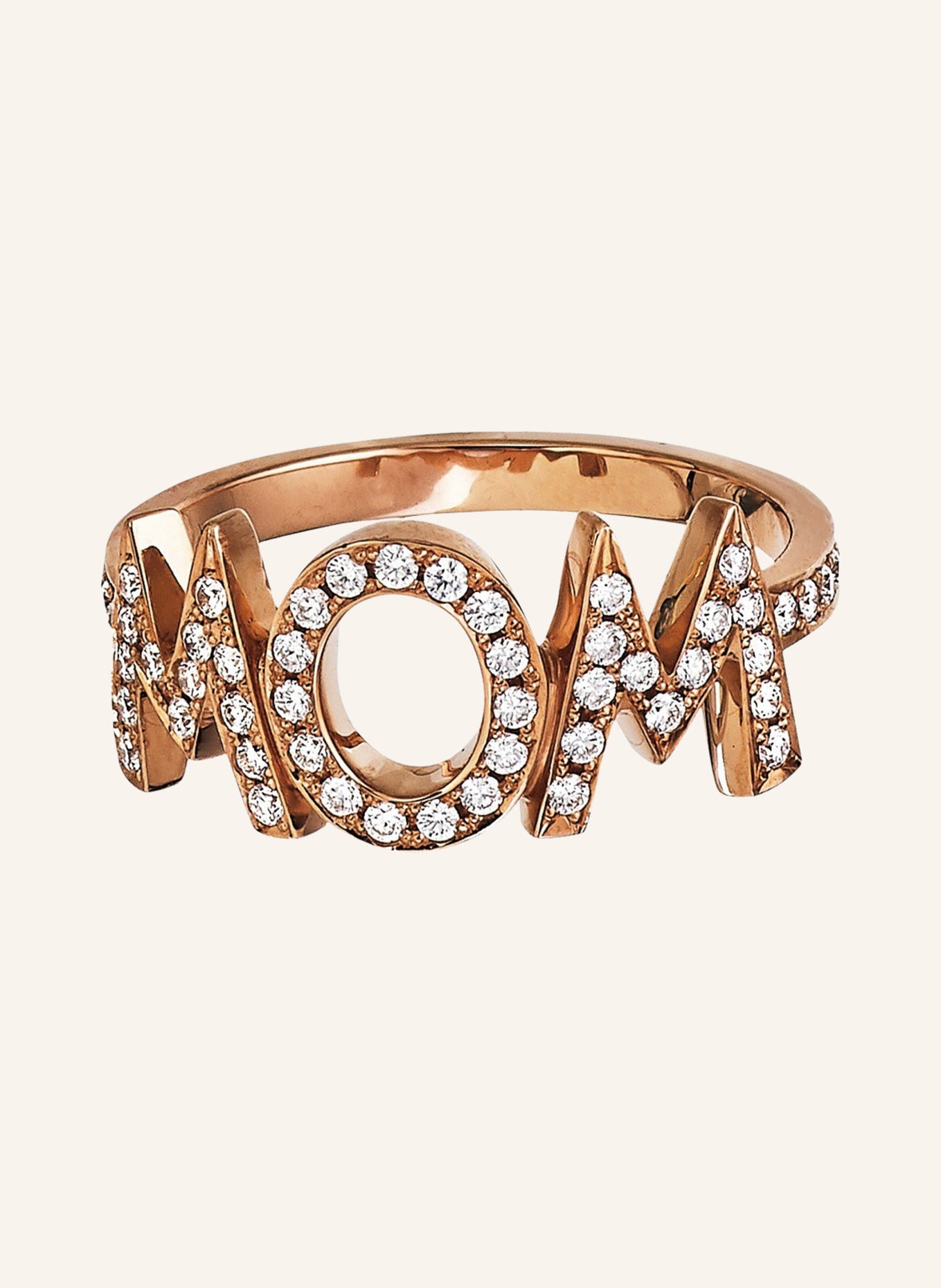 CADA Ring XL WOW: ROSÉGOLD