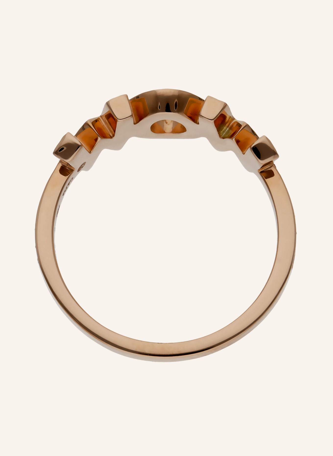 CADA Ring XL WOW: ROSÉGOLD