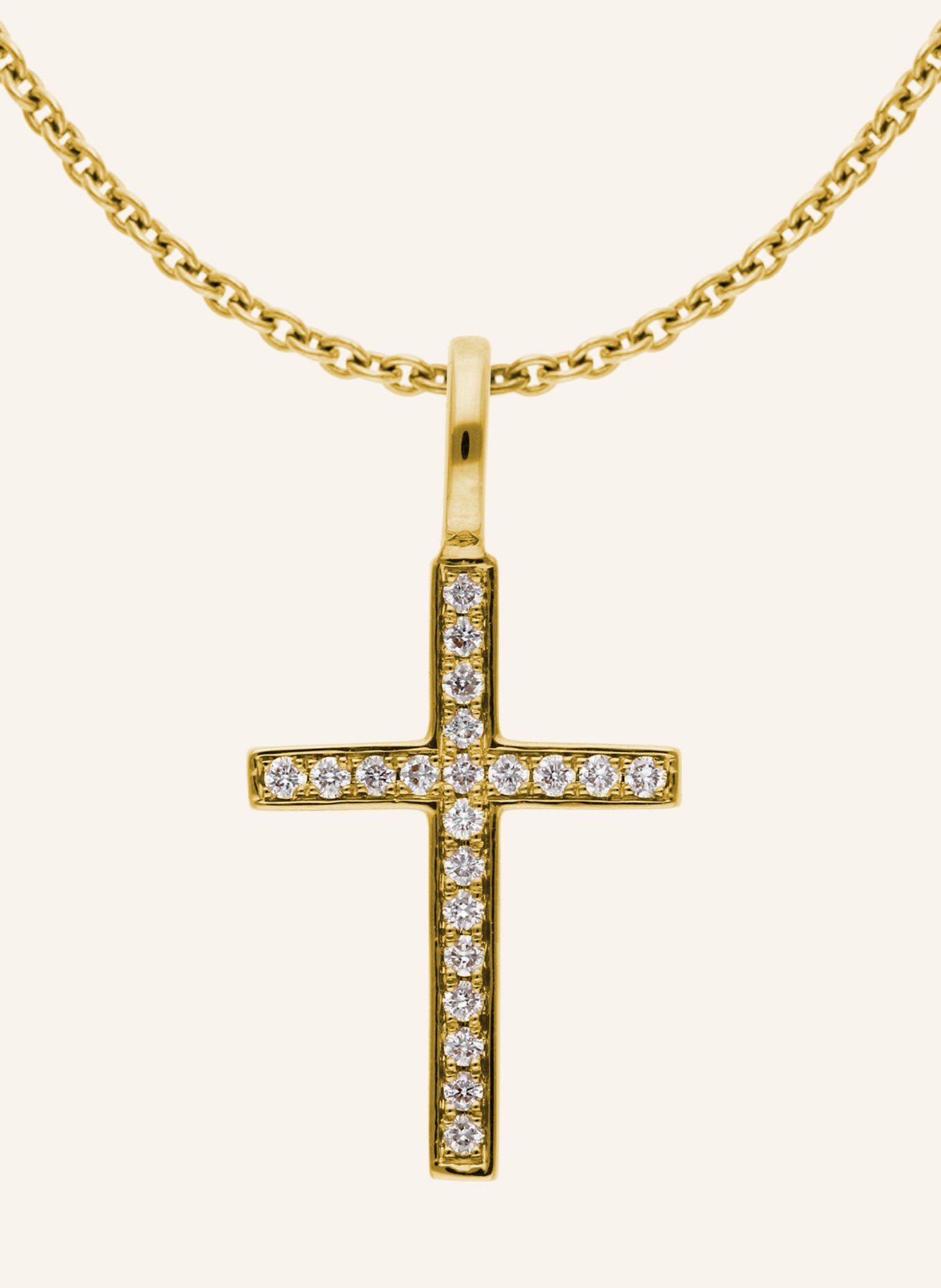CADA Kette SMALL TURIN CROSS: GOLD