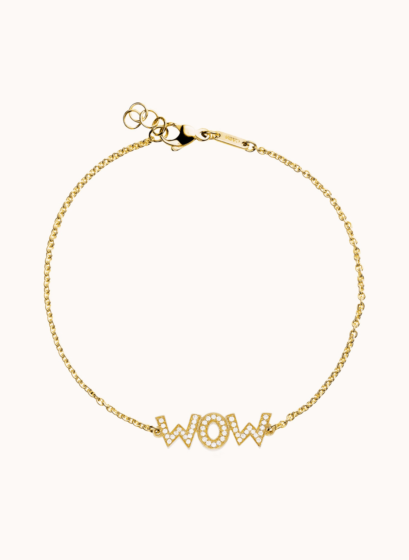 CADA Armband WOW MOM: GOLD