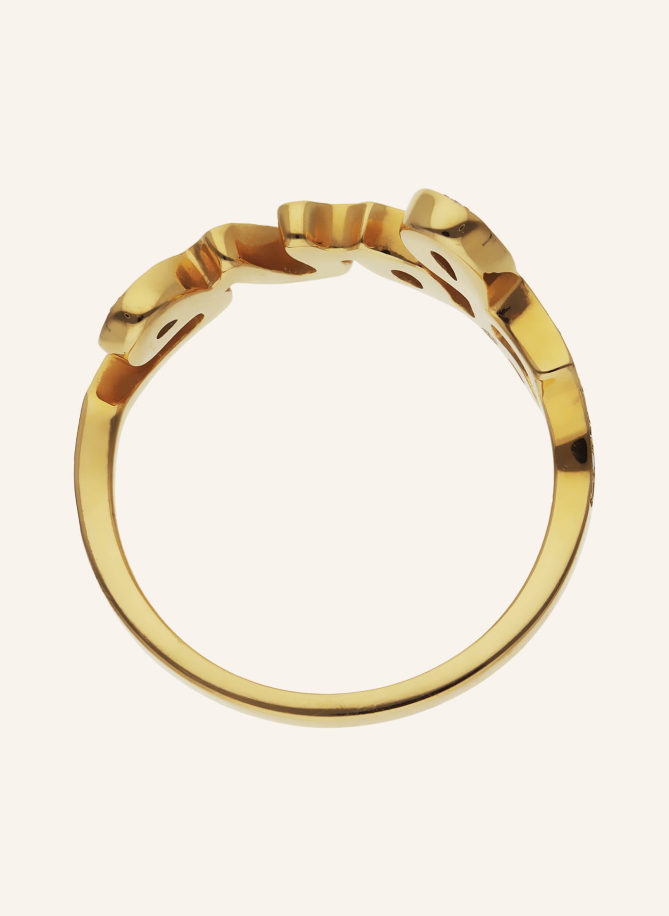 CADA Ring LOVE: GOLD