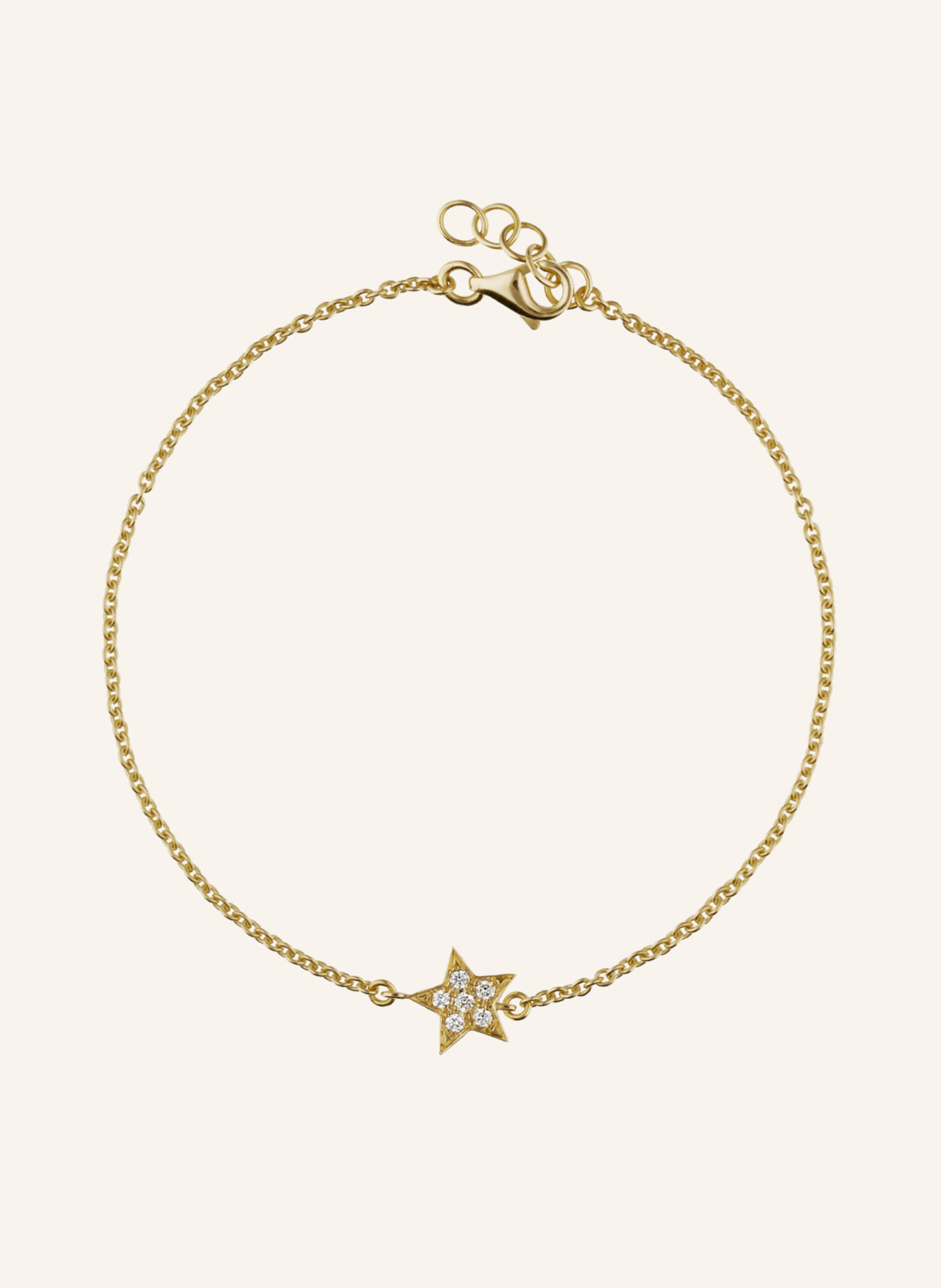 CADA Armband TINY STAR: GOLD