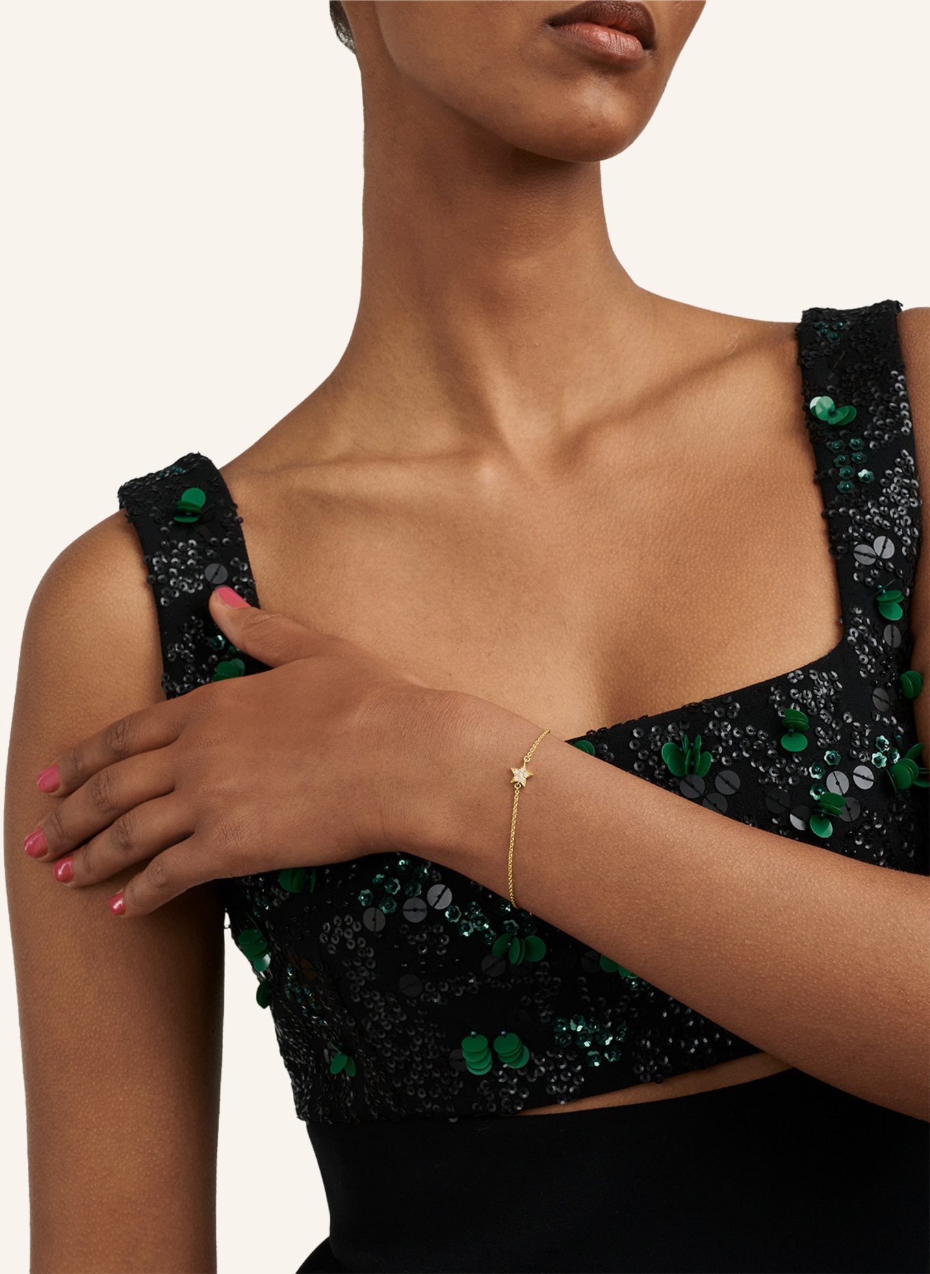 CADA Armband TINY STAR: GOLD