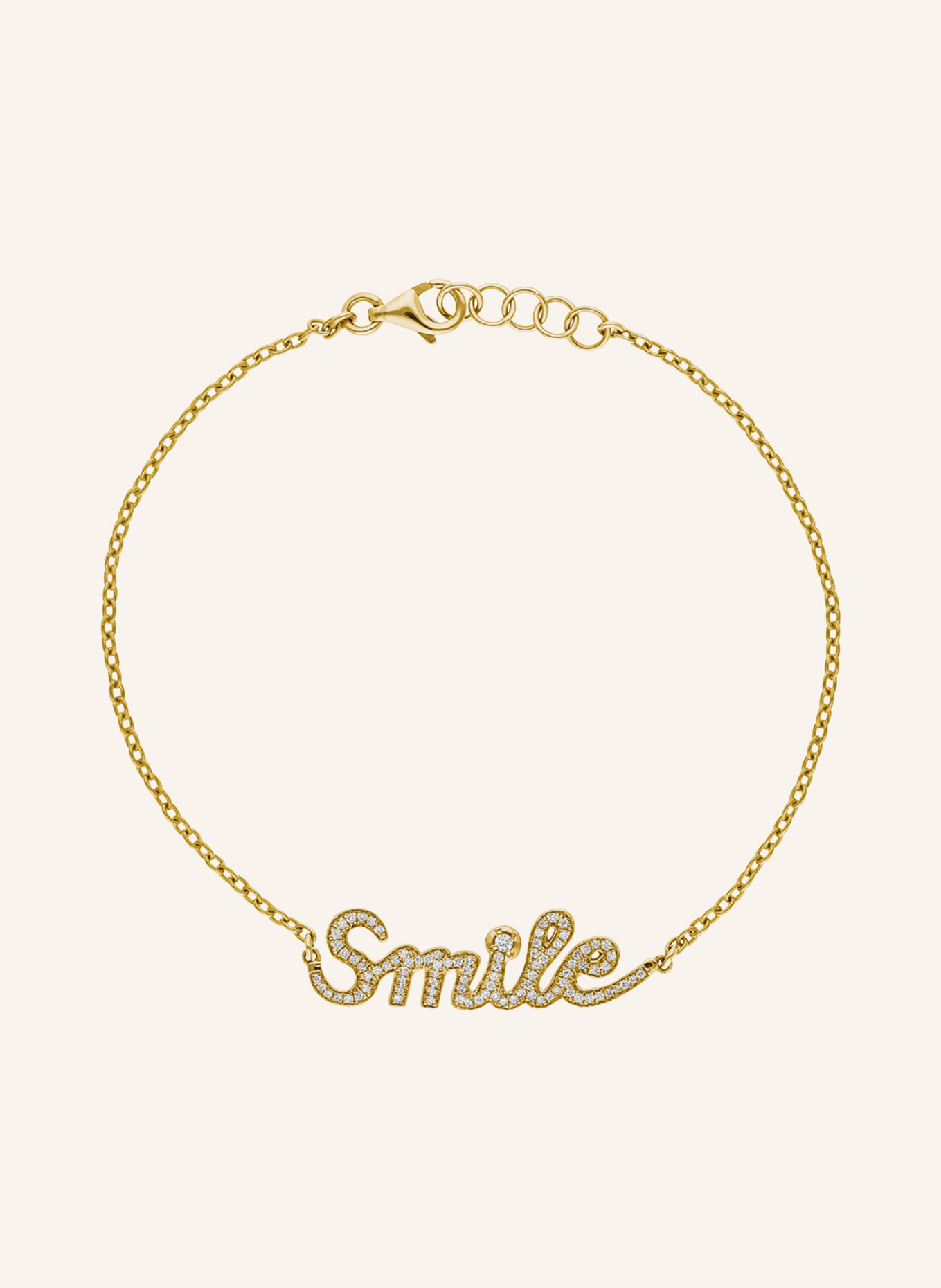 CADA Armband SMILE: GOLD