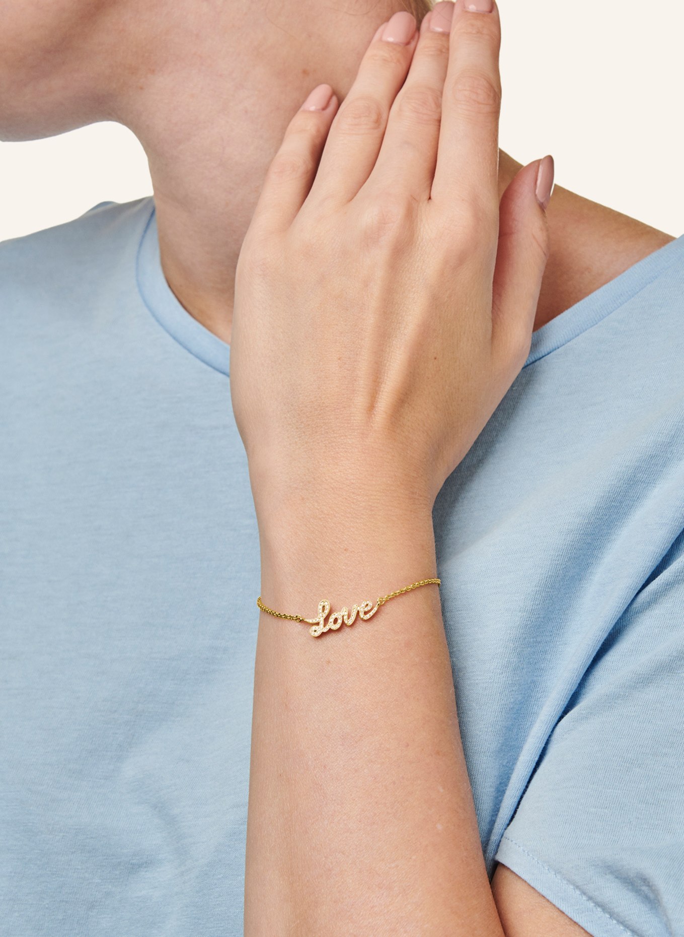 CADA Armband TINY LOVE: GOLD