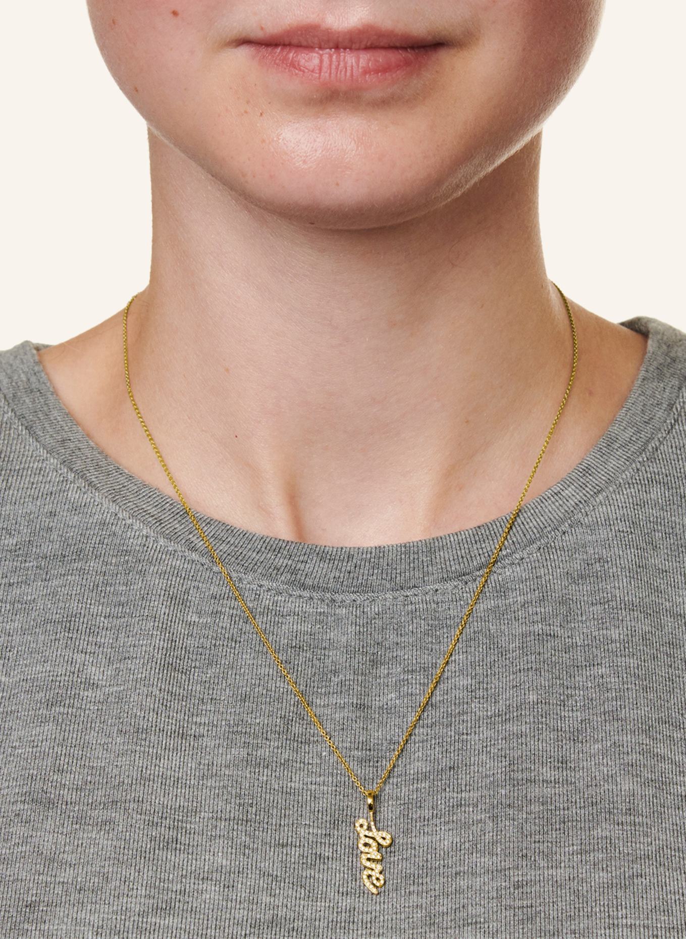 CADA Kette TINY LOVE WRITING: GOLD