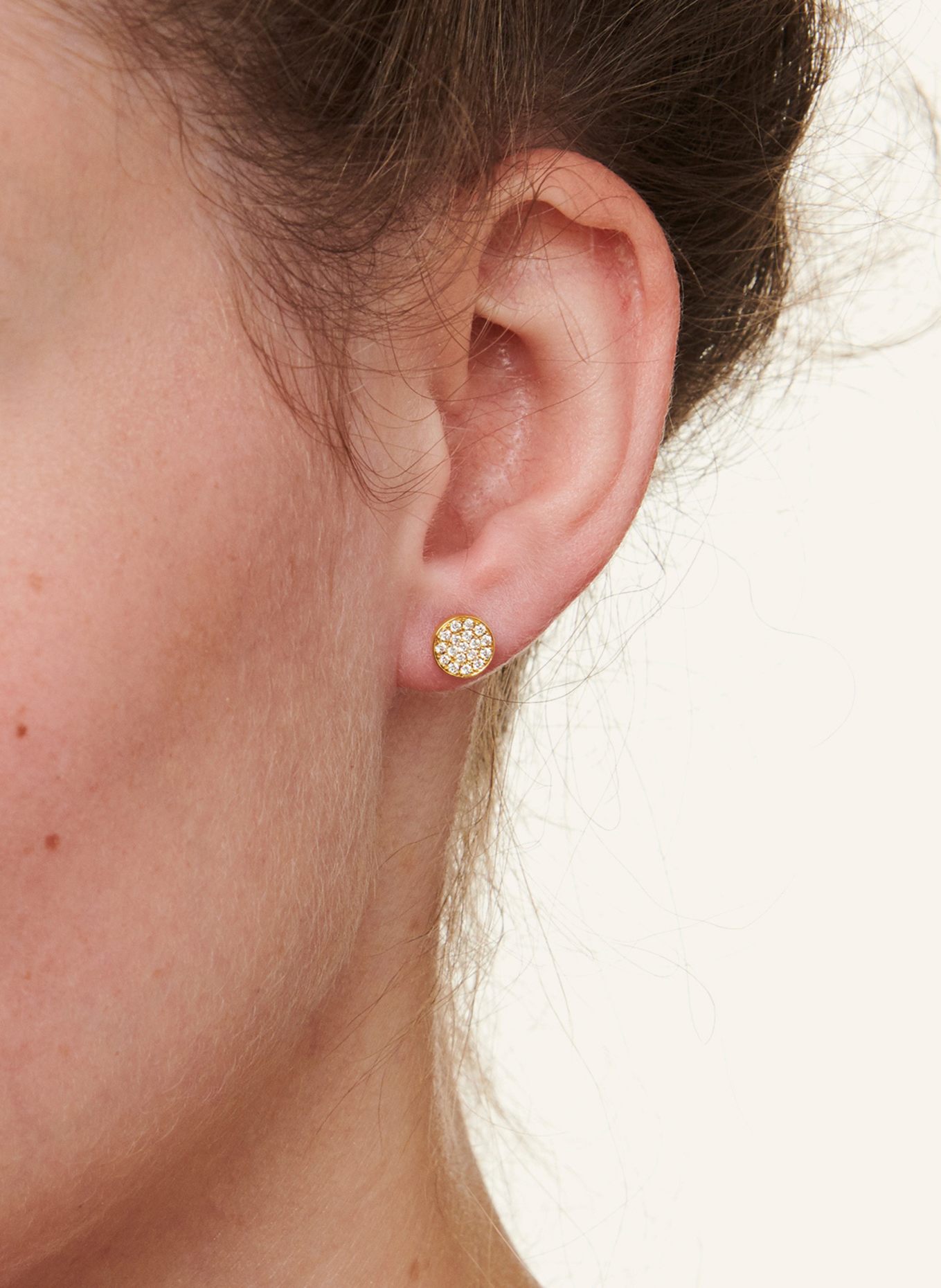 CADA Ohrringe TINY DOT: GOLD