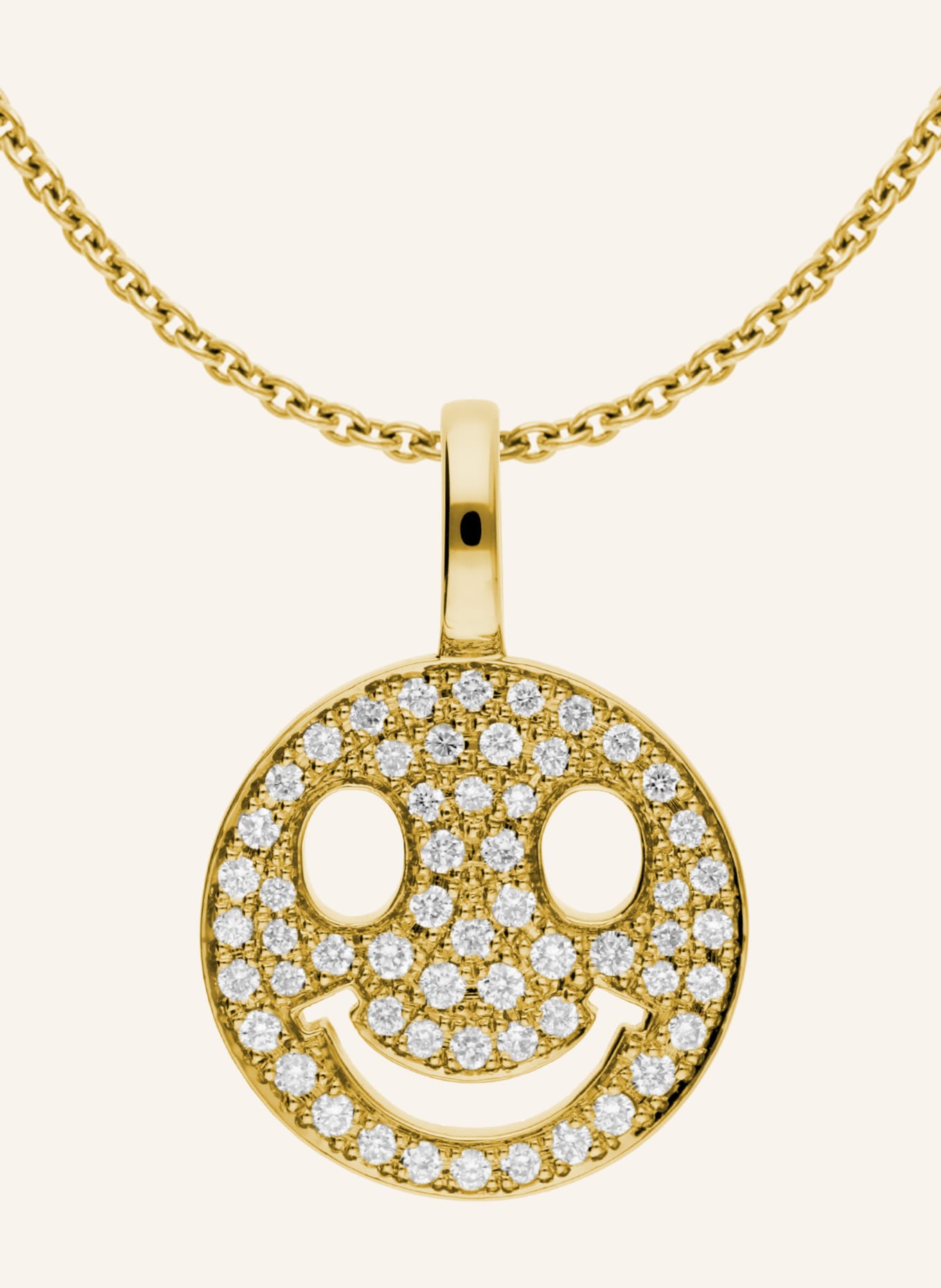 CADA Kette MINI SMILING FACE: GOLD