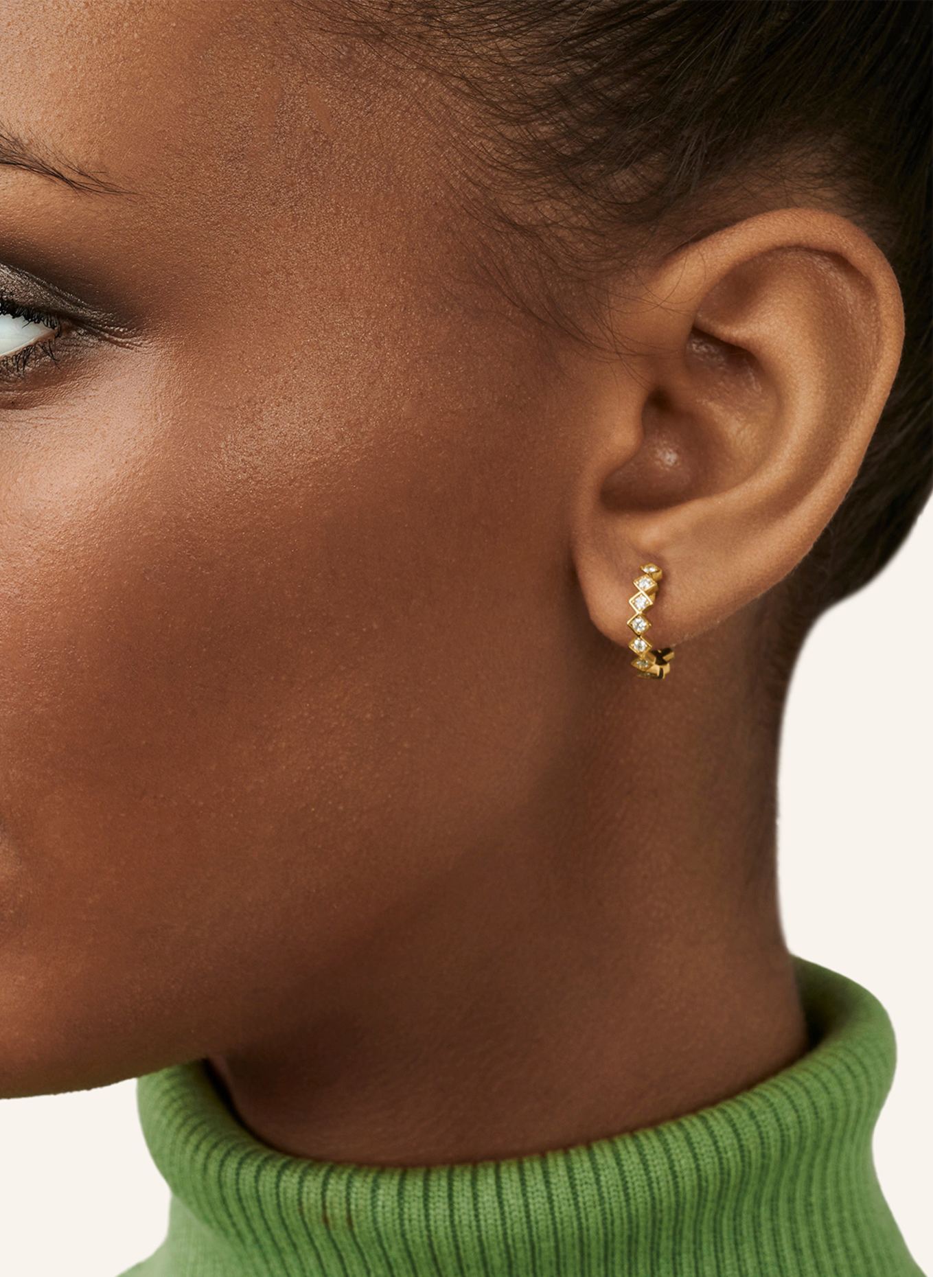 CADA Ohrringe MAYA HOOPS: GOLD