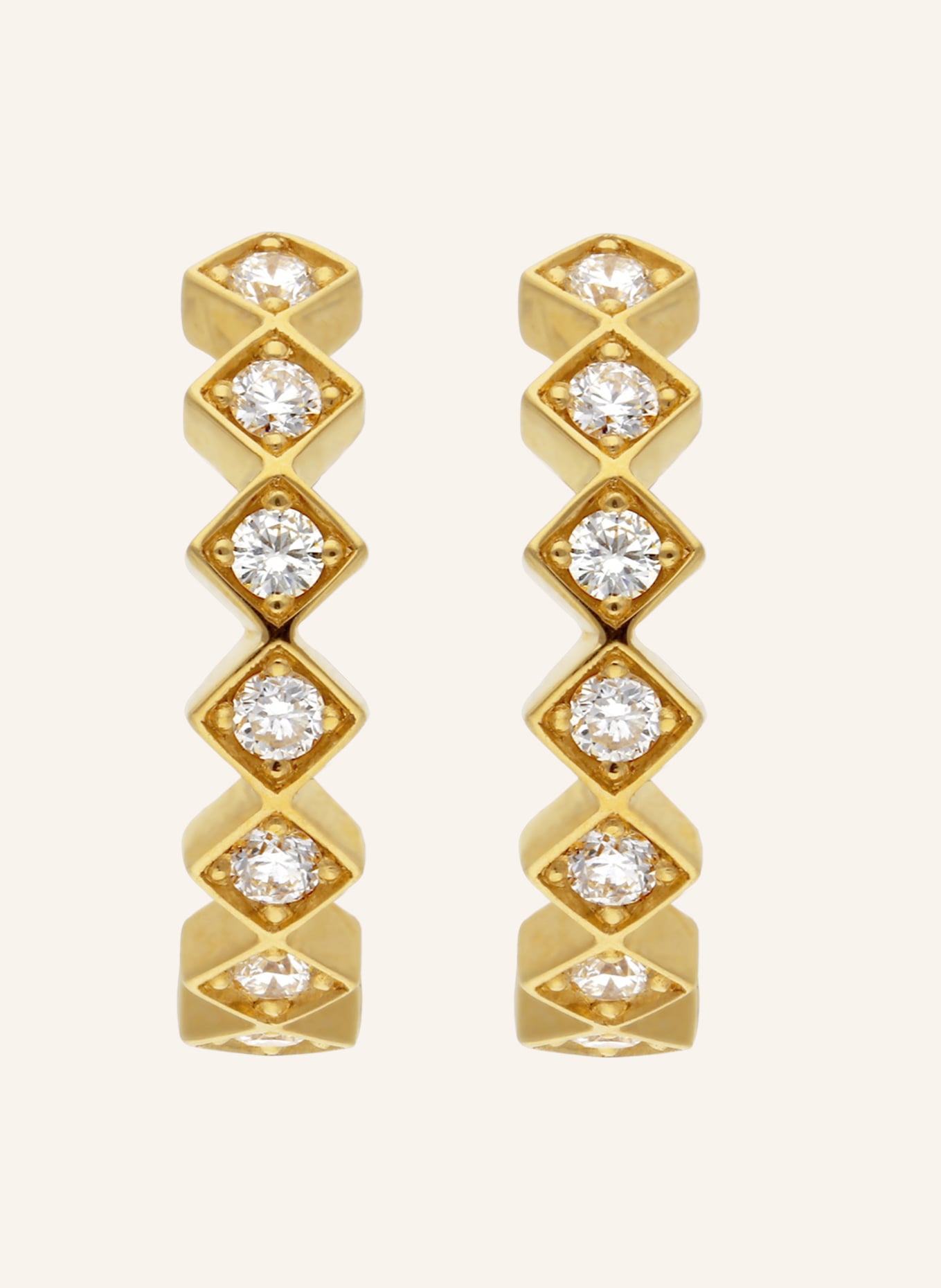 CADA Ohrringe MAYA HOOPS: GOLD