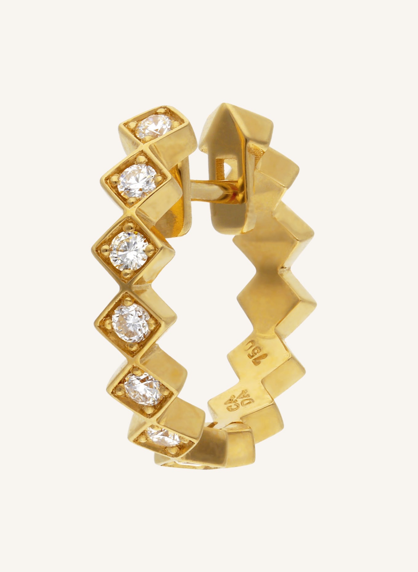 CADA Ohrringe MAYA HOOPS: GOLD