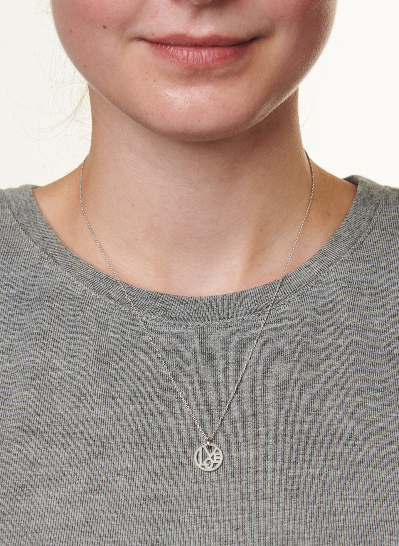 CADA Kette MINI MINI LOVE: WEISSGOLD