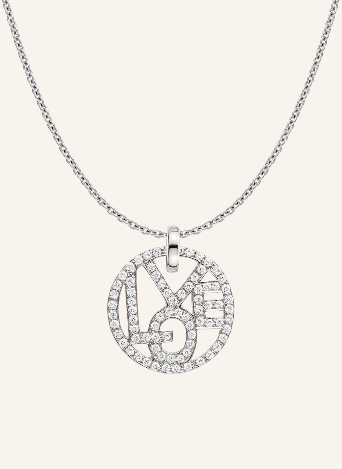 CADA Kette MINI LOVE: WEISSGOLD