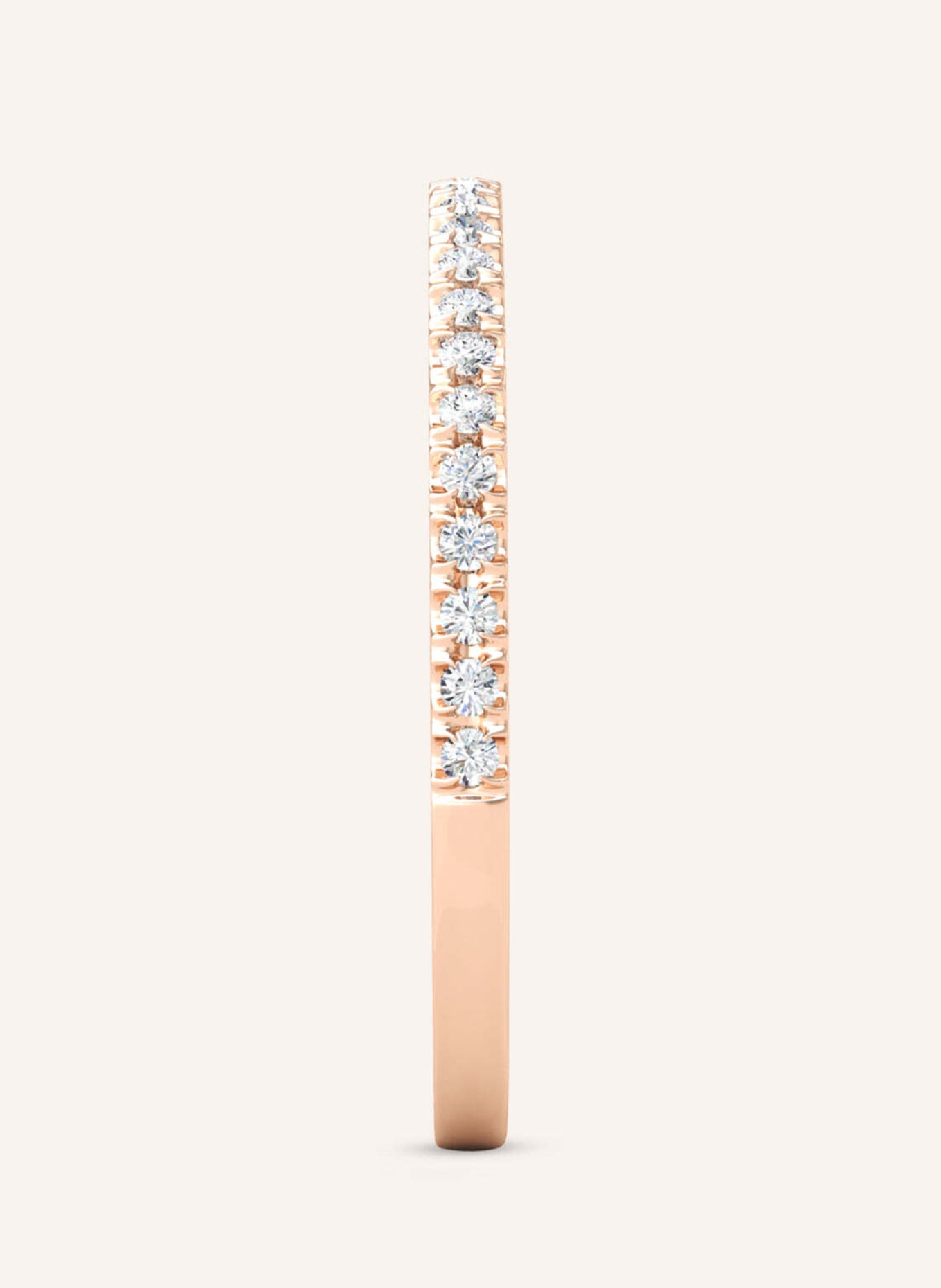VEYNOU Ring MARA aus 18 Karat Roségold und 0,10ct. Lab-Grown Diamanten: ROSÉGOLD