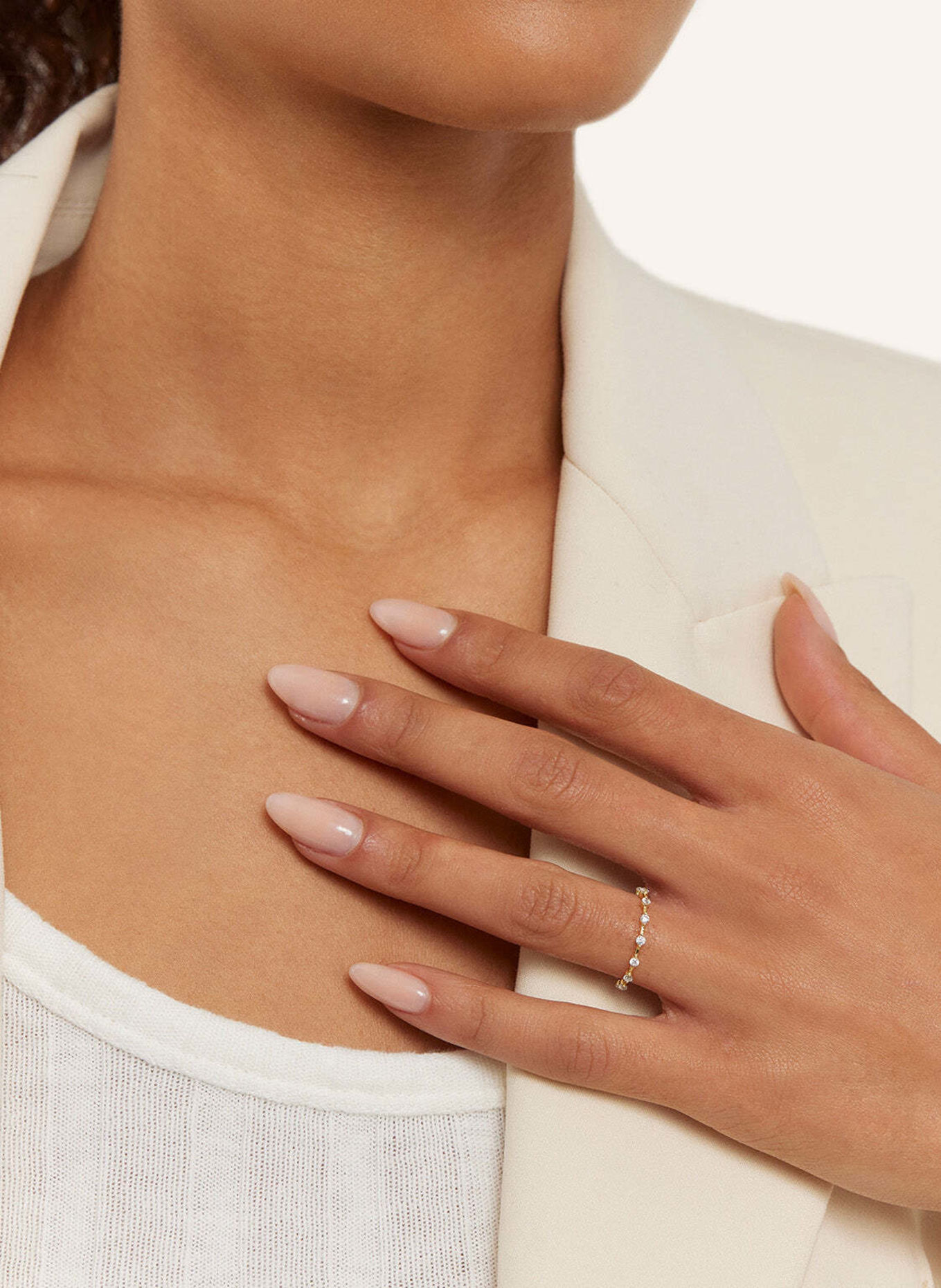 VEYNOU Ring DAISY aus 14 Karat Gelbgold und 0,30ct. Lab-Grown Diamanten: GOLD