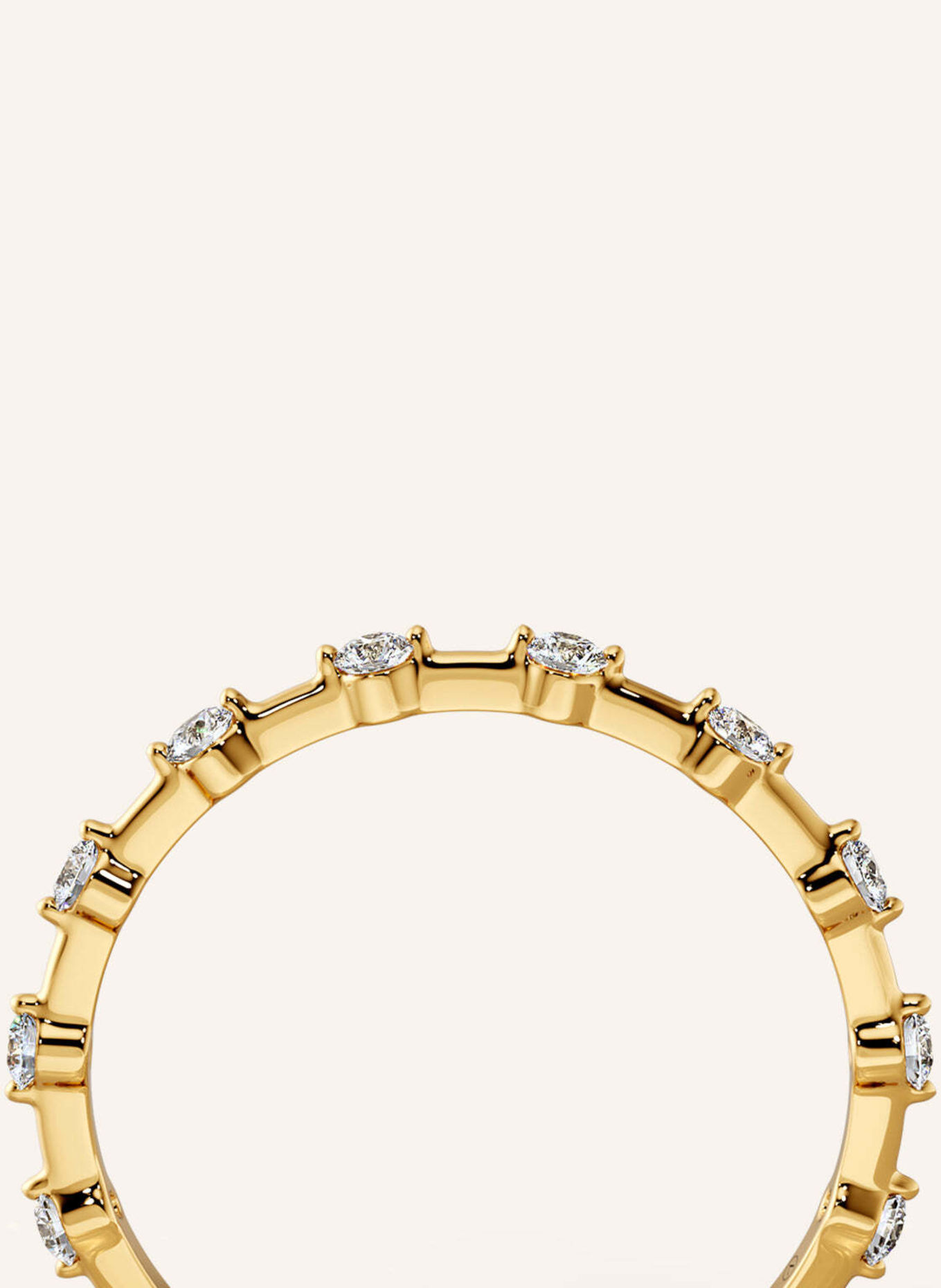VEYNOU Ring DAISY aus 14 Karat Gelbgold und 0,30ct. Lab-Grown Diamanten: GOLD
