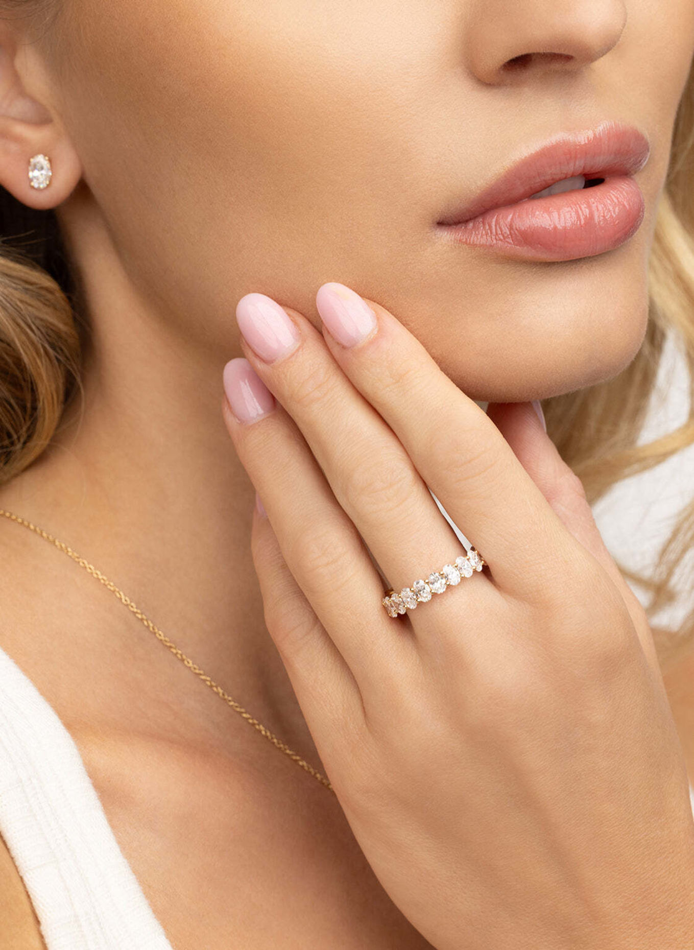 VEYNOU Ring ARDEN MEMORY aus 14 Karat Gelbgold und 3,30ct. Lab-Grown Diamanten: GOLD