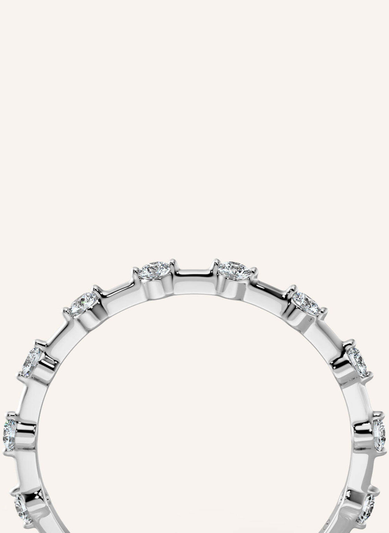 VEYNOU Ring DAISY aus 14 Karat Weißgold und 0,30ct. Lab-Grown Diamanten: WEISSGOLD