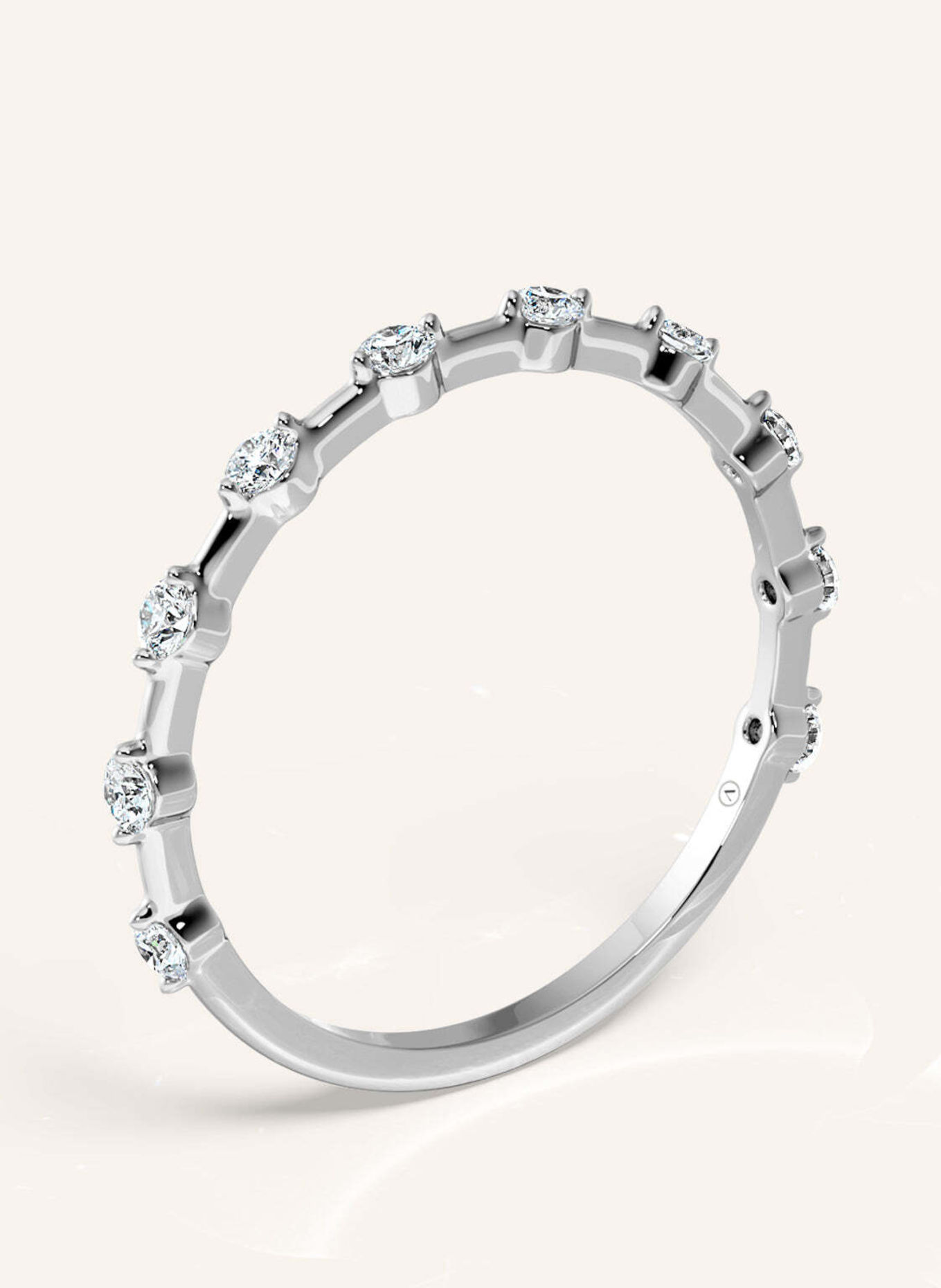 VEYNOU Ring DAISY aus 14 Karat Weißgold und 0,30ct. Lab-Grown Diamanten: WEISSGOLD