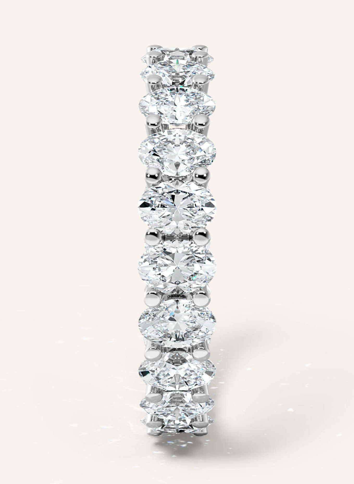 VEYNOU Ring ARDEN MEMORY aus 14 Karat Weißgold und 3,30ct. Lab-Grown Diamanten: WEISSGOLD