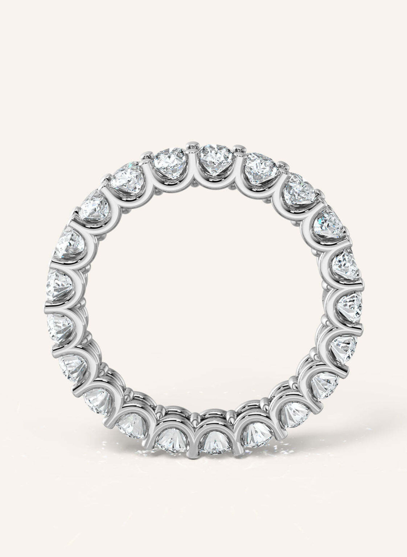 VEYNOU Ring ARDEN MEMORY aus 14 Karat Weißgold und 3,30ct. Lab-Grown Diamanten: WEISSGOLD