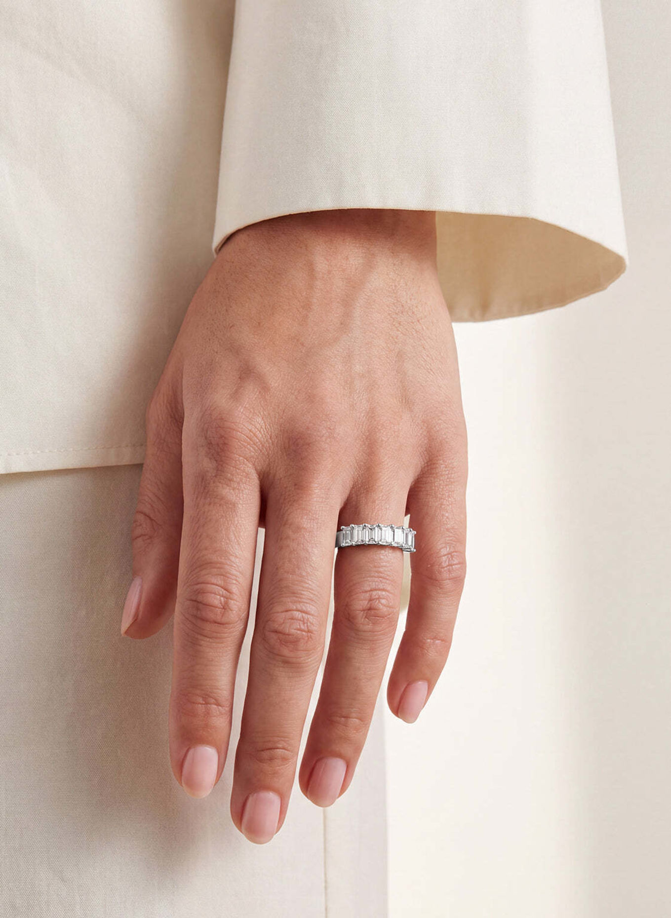 VEYNOU Ring DONNA aus 18 Karat Weißgold und 2ct. Lab-Grown Diamanten: WEISSGOLD