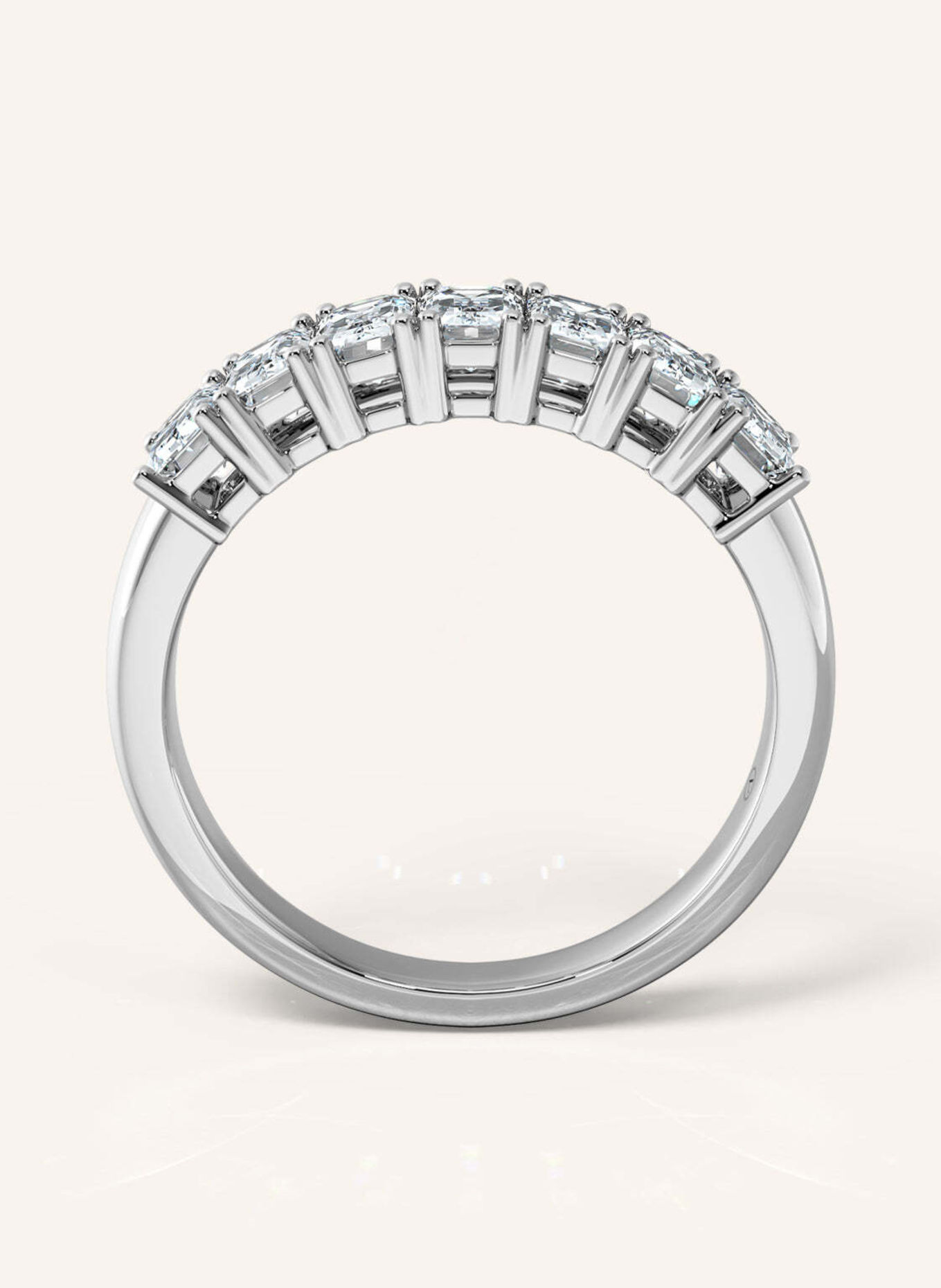VEYNOU Ring DONNA aus 18 Karat Weißgold und 2ct. Lab-Grown Diamanten: WEISSGOLD