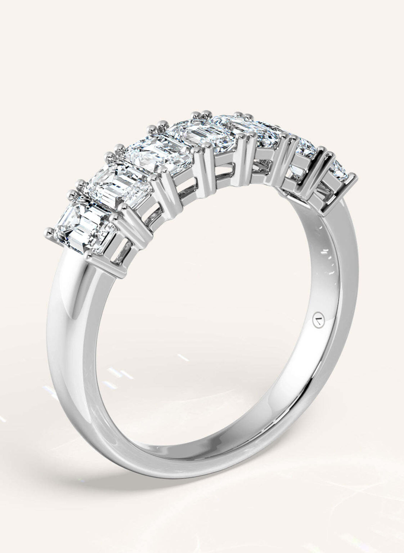 VEYNOU Ring DONNA aus 18 Karat Weißgold und 2ct. Lab-Grown Diamanten: WEISSGOLD