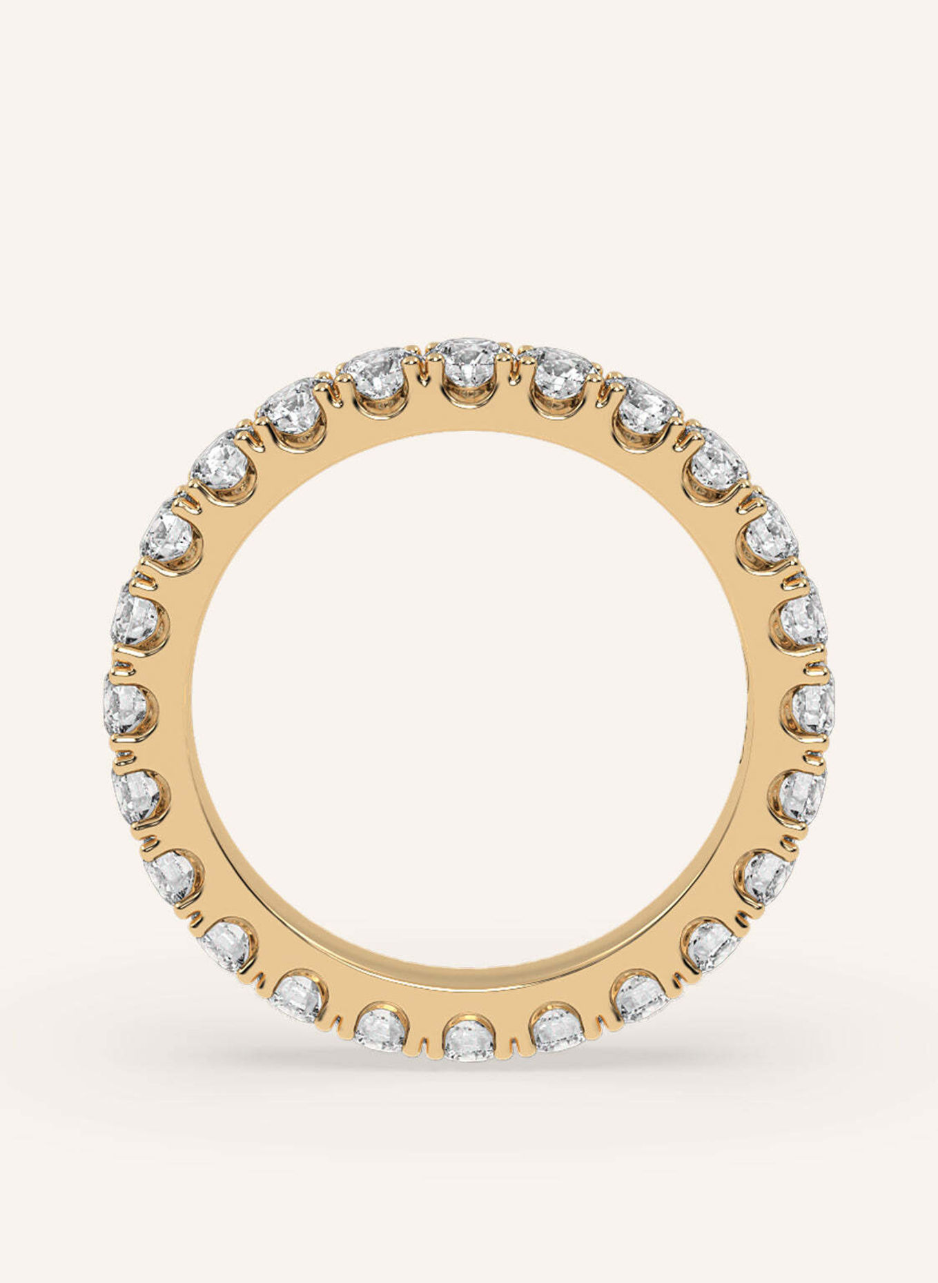 VEYNOU Ring MEMORY aus 18 Karat Gelbgold mit 1,68ct. Lab-Grown Diamanten: GOLD
