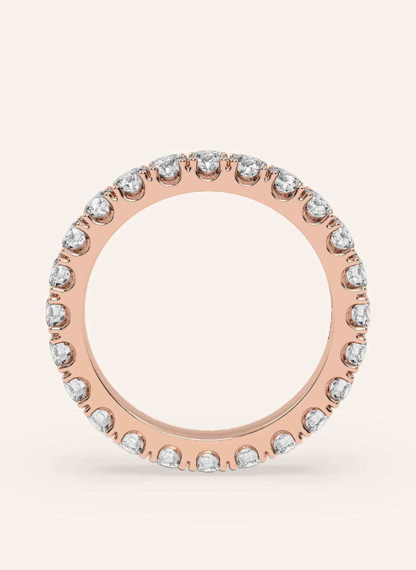 VEYNOU Ring MEMORY aus 18 Karat Roségold mit 1,68ct. Lab-Grown Diamanten: ROSÉGOLD