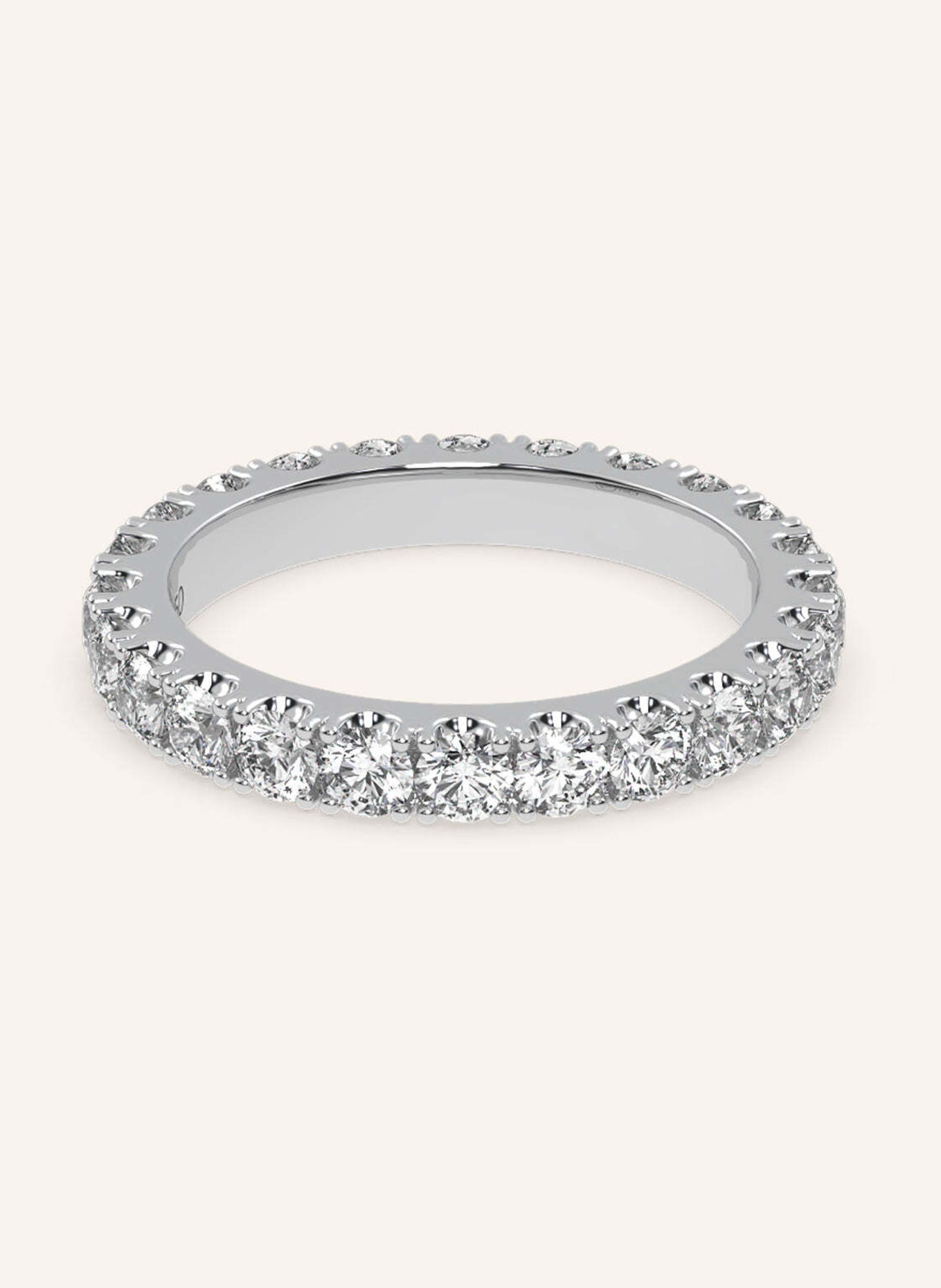 VEYNOU Ring MEMORY aus 18 Karat Weißgold mit 1,68ct. Lab-Grown Diamanten: WEISSGOLD