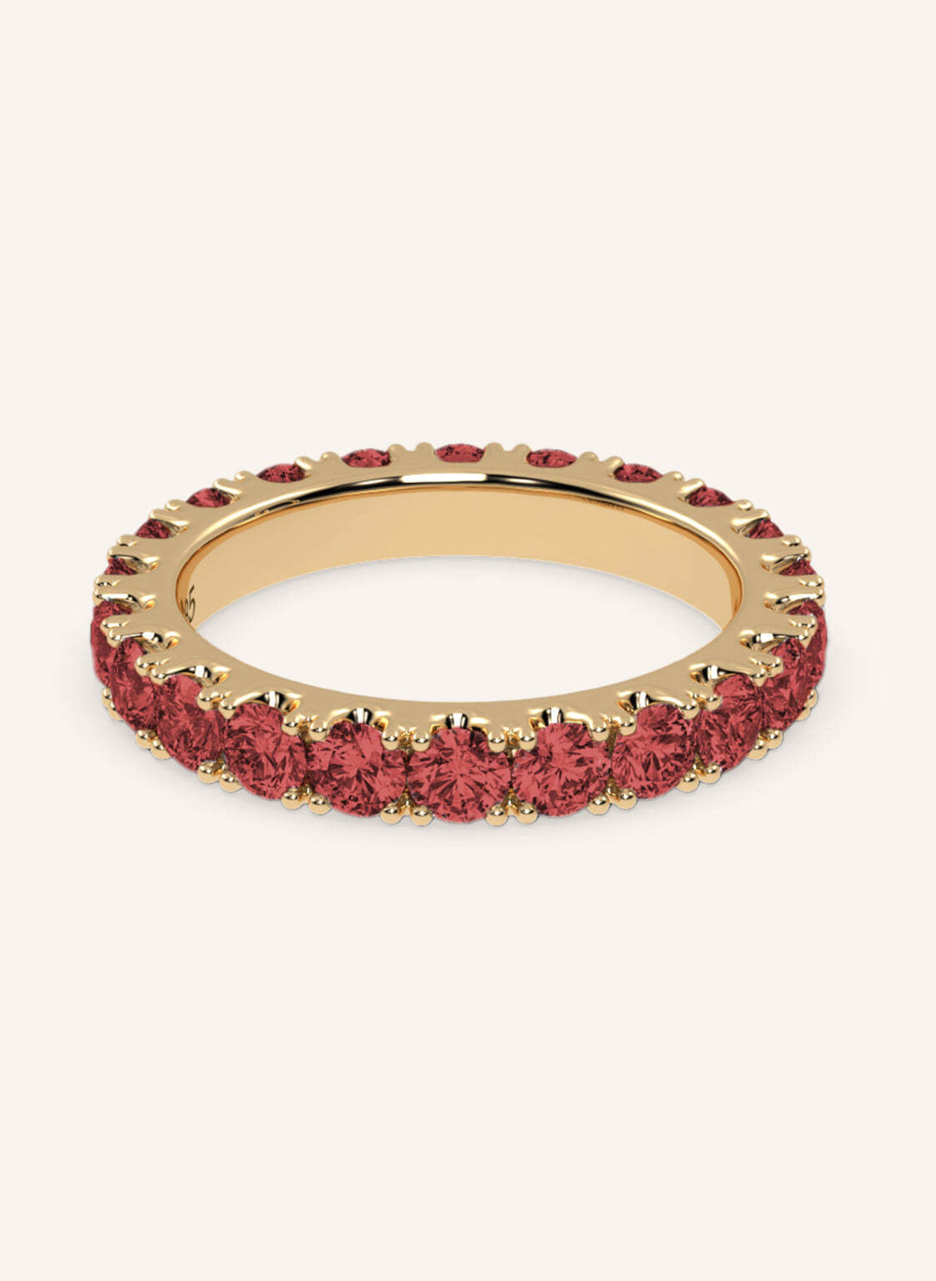 VEYNOU Ring VELVET MEMORY aus 14 Karat Gelbgold und 2,70ct. Rubine: GOLD
