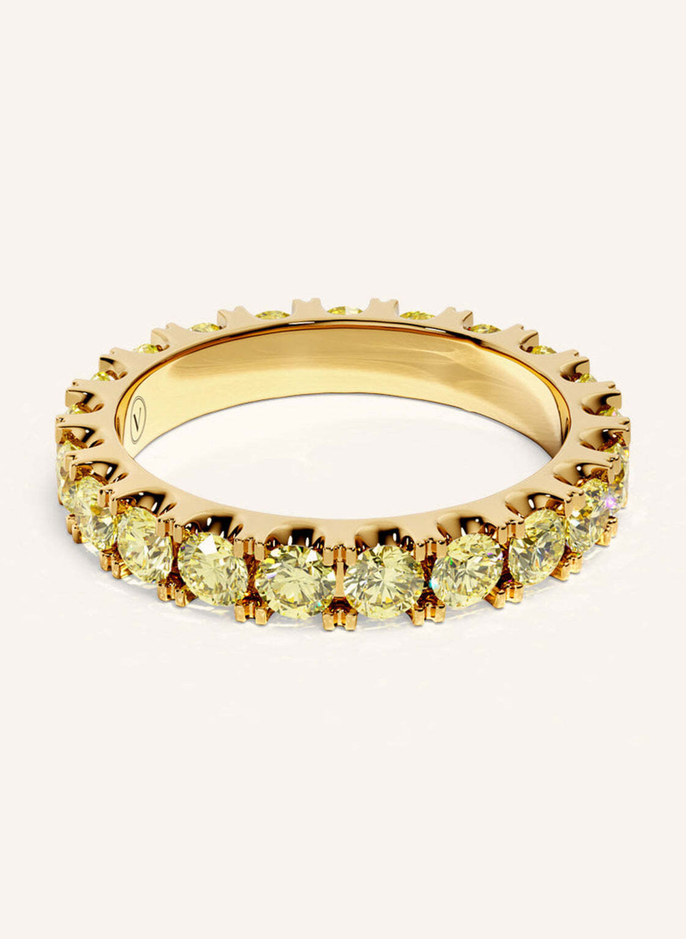 VEYNOU MEMORY-ring van 18 karaat geelgoud en 2,20 ct. gele lab-grown diamanten: GOUD