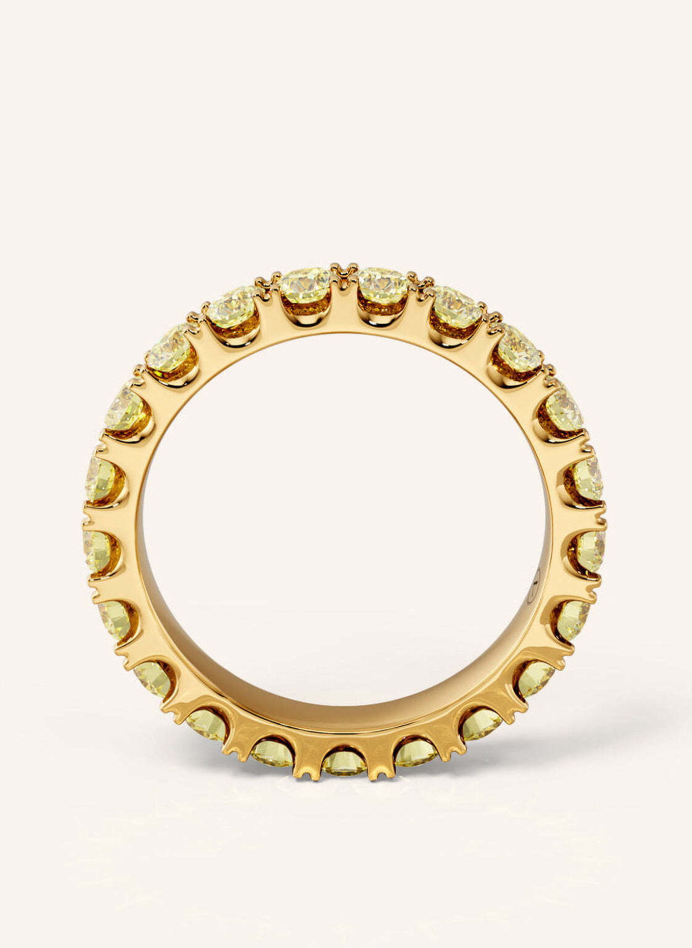 VEYNOU MEMORY-ring van 18 karaat geelgoud en 2,20 ct. gele lab-grown diamanten: GOUD