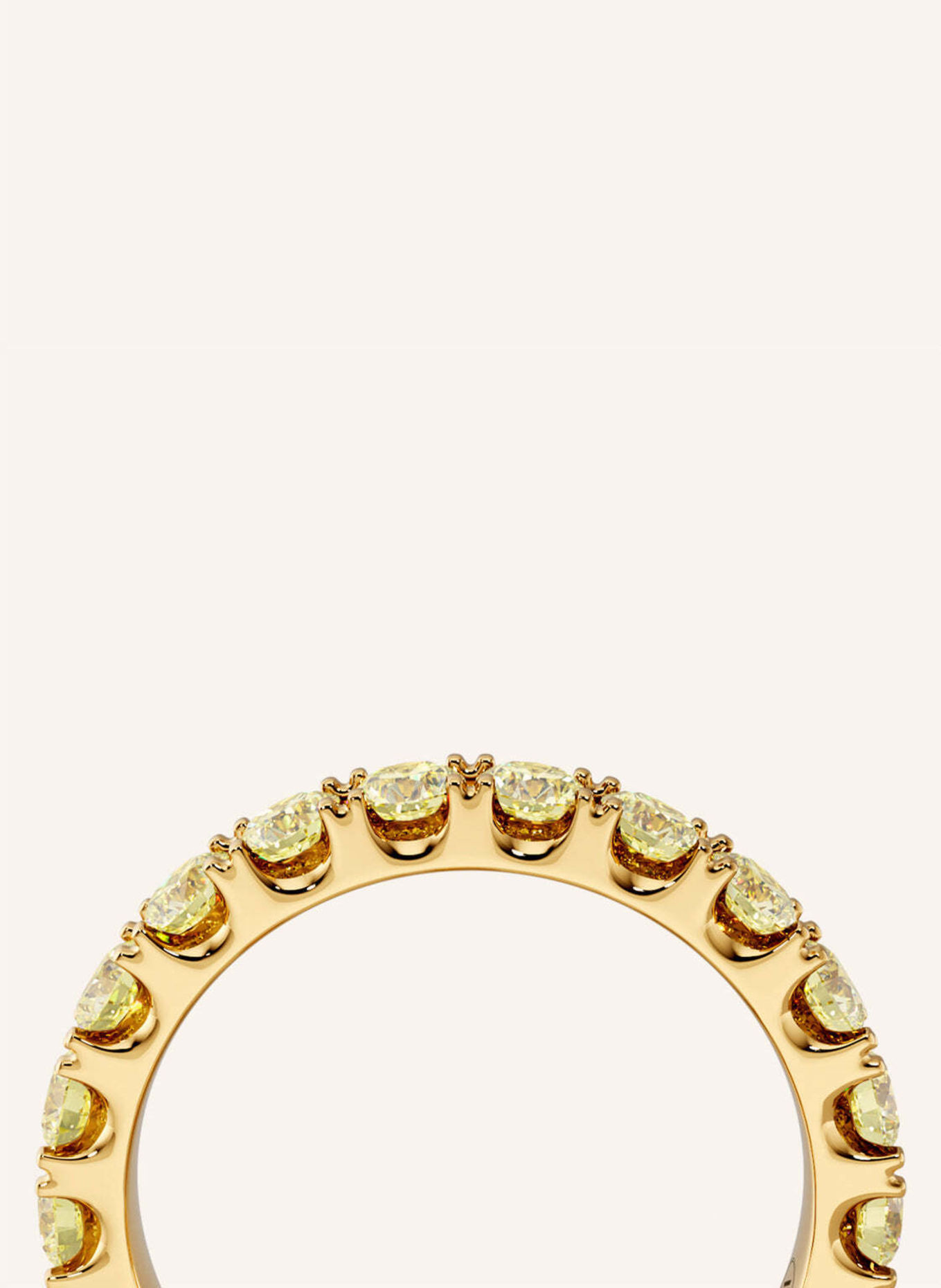 VEYNOU MEMORY-ring van 18 karaat geelgoud en 2,20 ct. gele lab-grown diamanten: GOUD