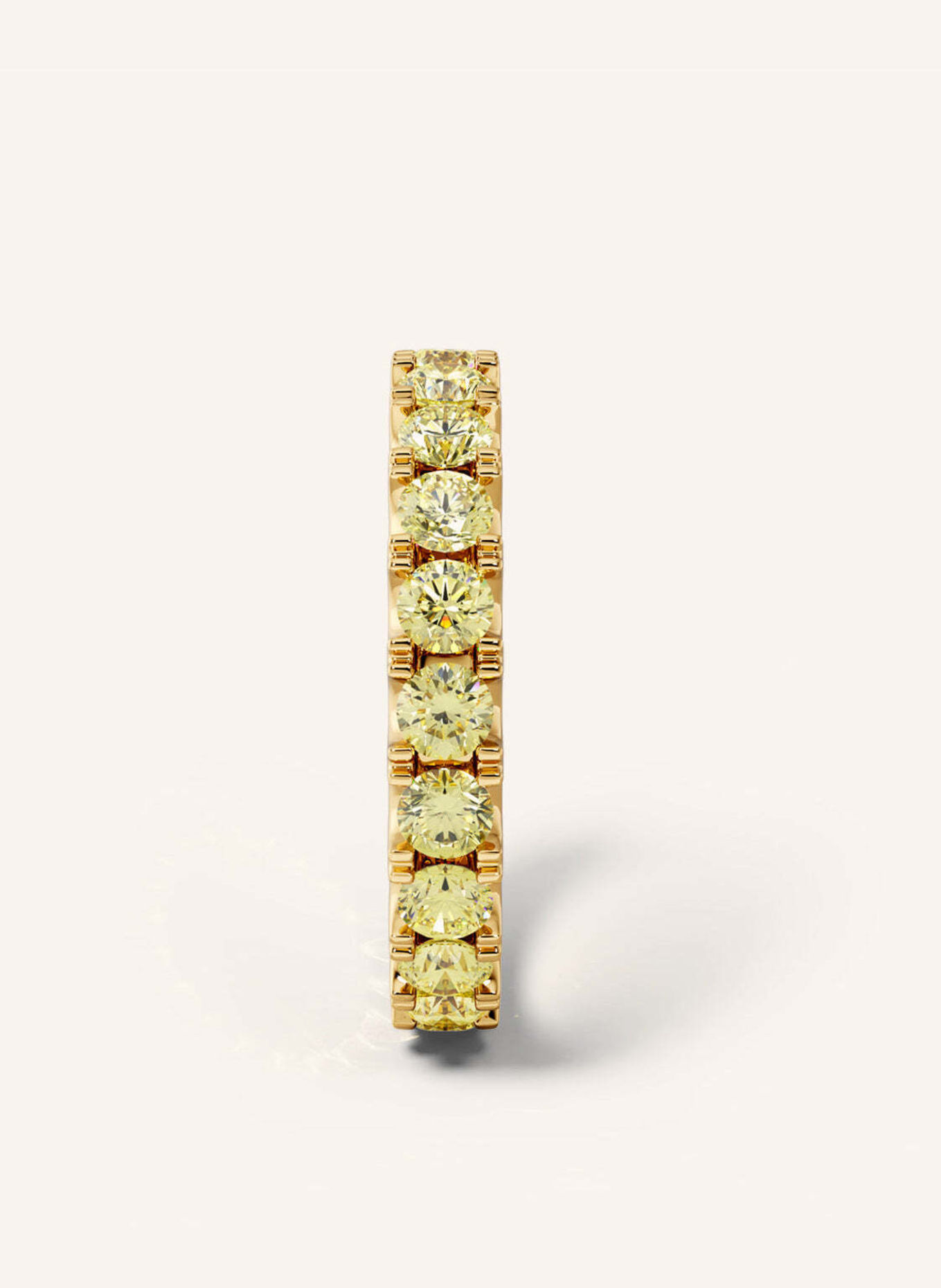 VEYNOU MEMORY-ring van 18 karaat geelgoud en 2,20 ct. gele lab-grown diamanten: GOUD