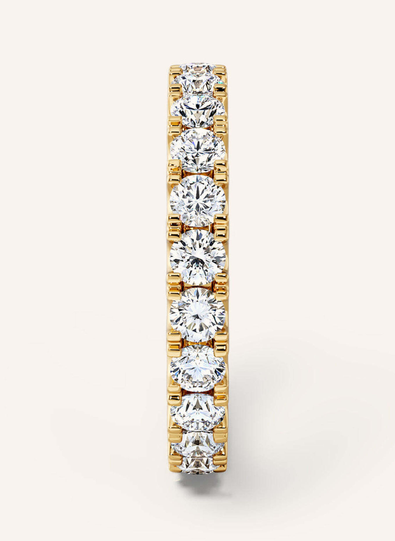 VEYNOU Ring MEMORY aus 18 Karat Gelbgold und 1,68ct. Lab-Grown Diamanten: GOLD