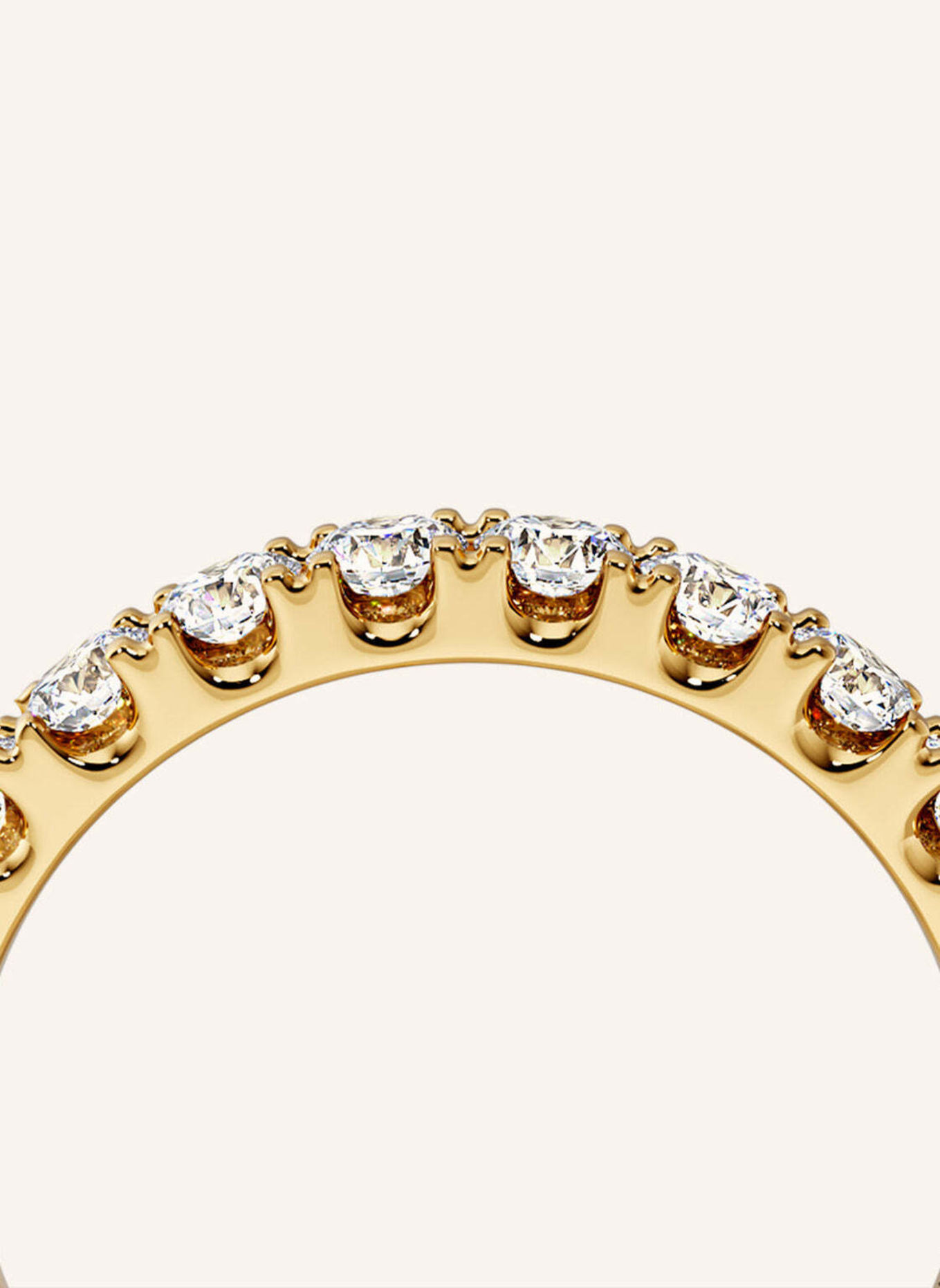 VEYNOU Ring MEMORY aus 18 Karat Gelbgold und 1,68ct. Lab-Grown Diamanten: GOLD