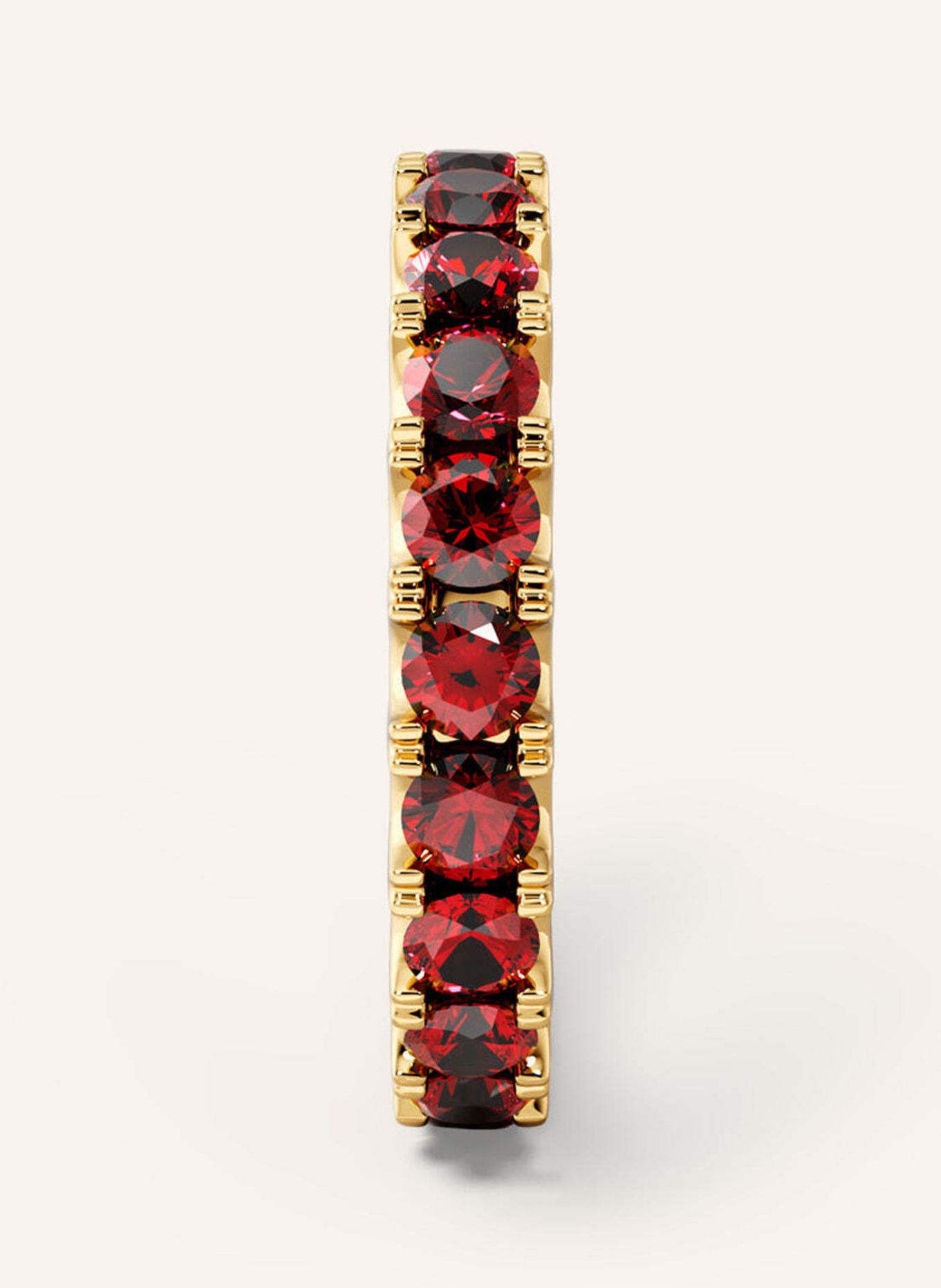 VEYNOU Ring VELVET MEMORY van 14 karaat geelgoud en 2,70 ct. robijnen: GOUD