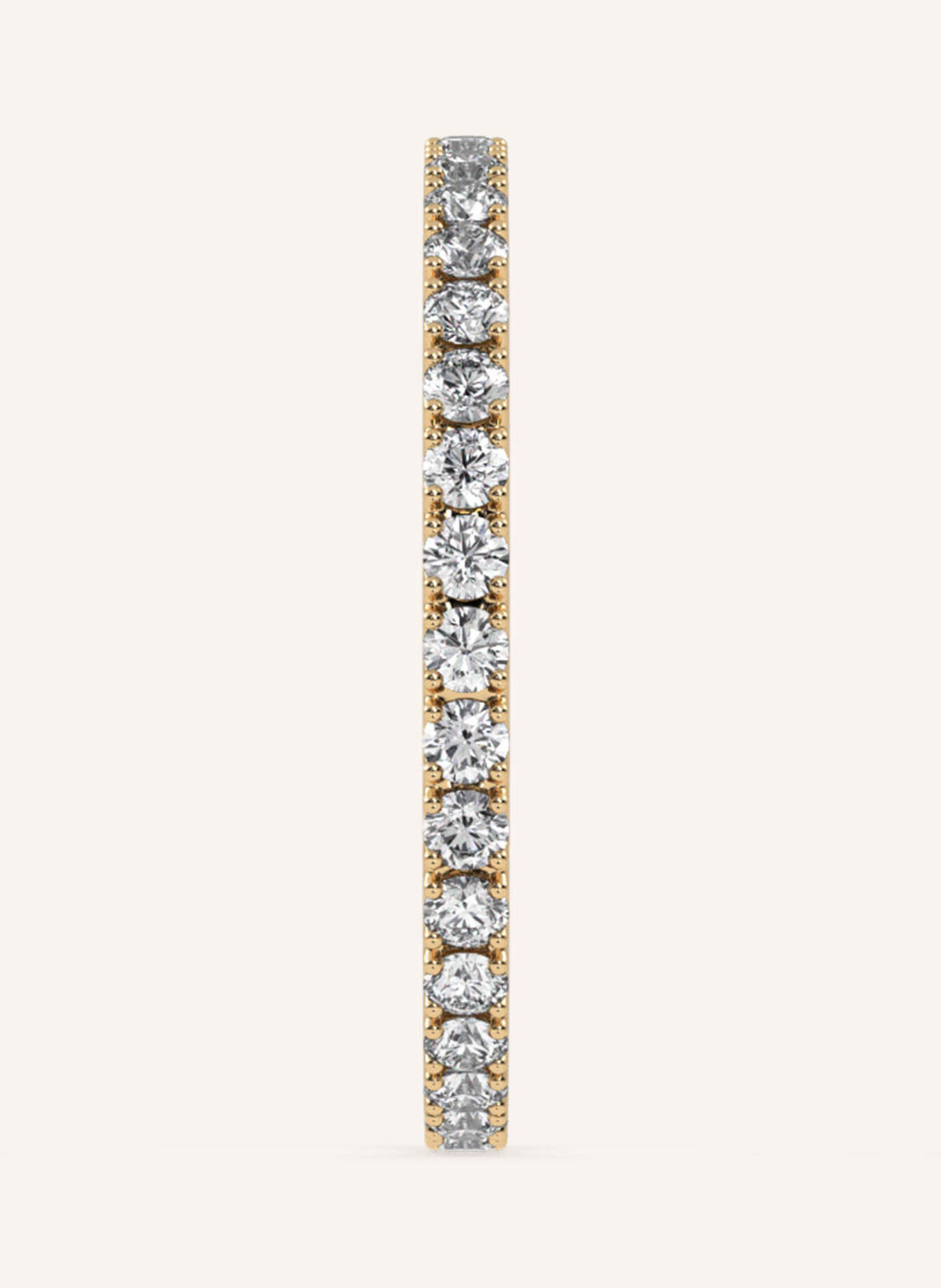 VEYNOU Ring MEMORY aus 18 Karat Gelbgold und 0,68ct. Lab-Grown Diamanten: GOLD