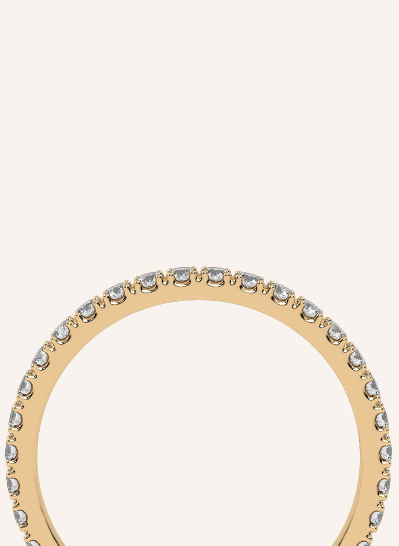 VEYNOU Ring MEMORY aus 18 Karat Gelbgold und 0,68ct. Lab-Grown Diamanten: GOLD