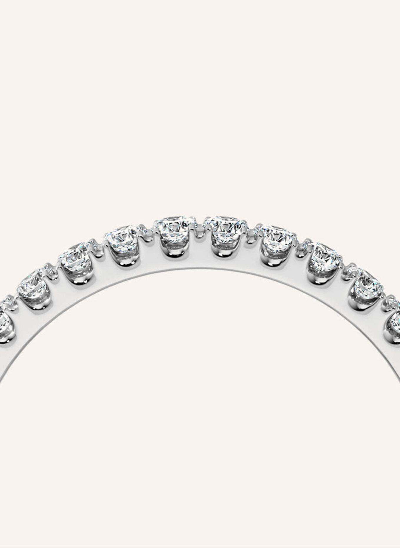 VEYNOU Ring MEMORY aus 18 Karat Weißgold und 0,68ct. Lab-Grown Diamanten: WEISSGOLD