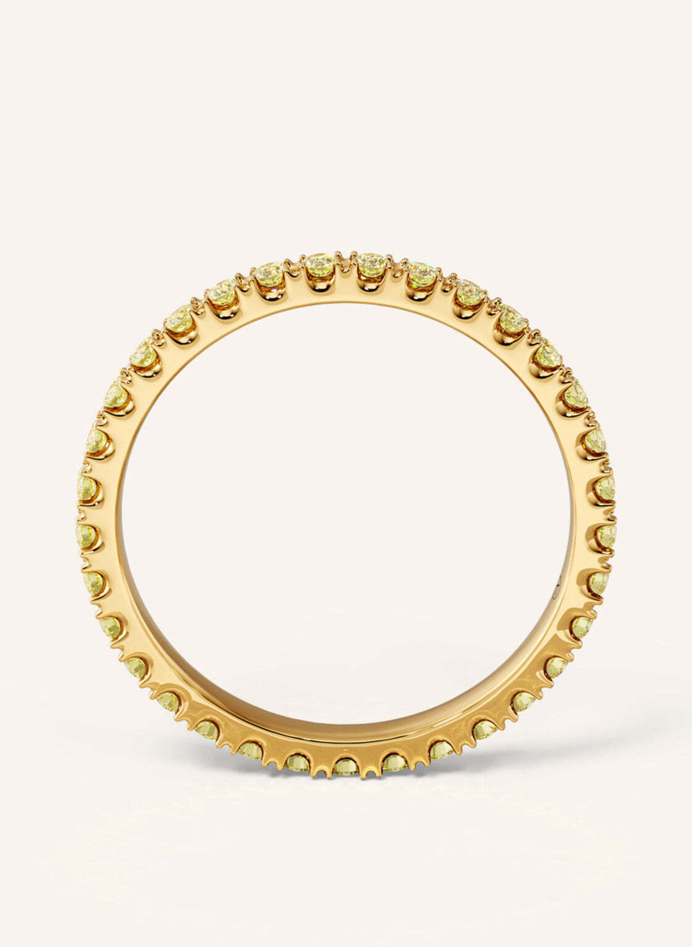 VEYNOU Ring MEMORY van 18 karaat geelgoud en 0,70 ct. gele lab-grown diamanten: GOUD