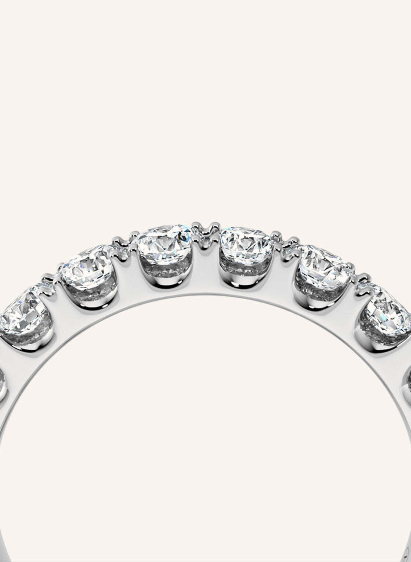 VEYNOU Ring MEMORY aus 18 Karat Weißgold und 2,25ct. Lab-Grown Diamanten: WEISSGOLD