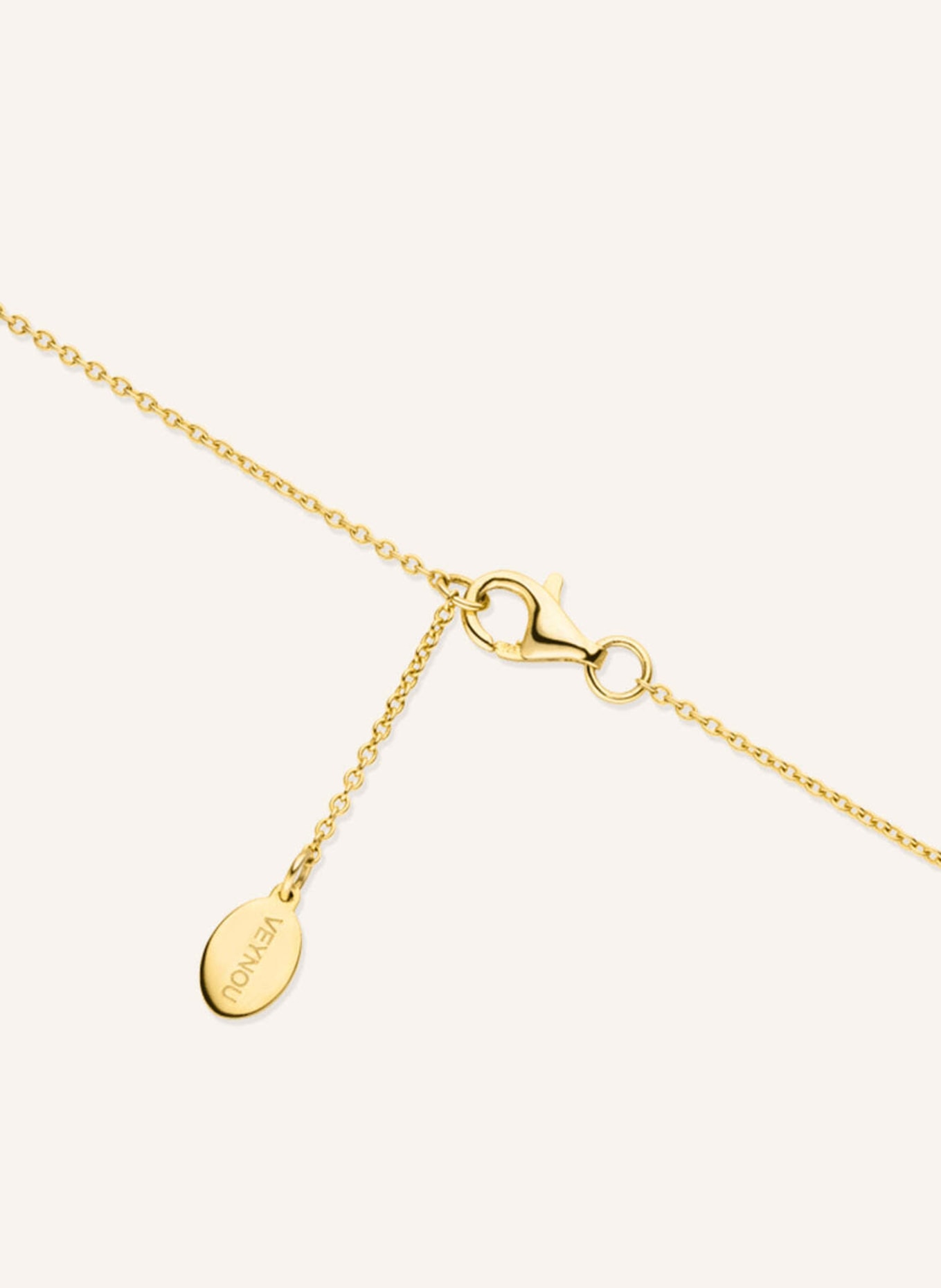 VEYNOU Halskette ELLA aus 14 Karat Gelbgold und 0,50ct. Diamanten, Farbe: GOLD (Bild 2)