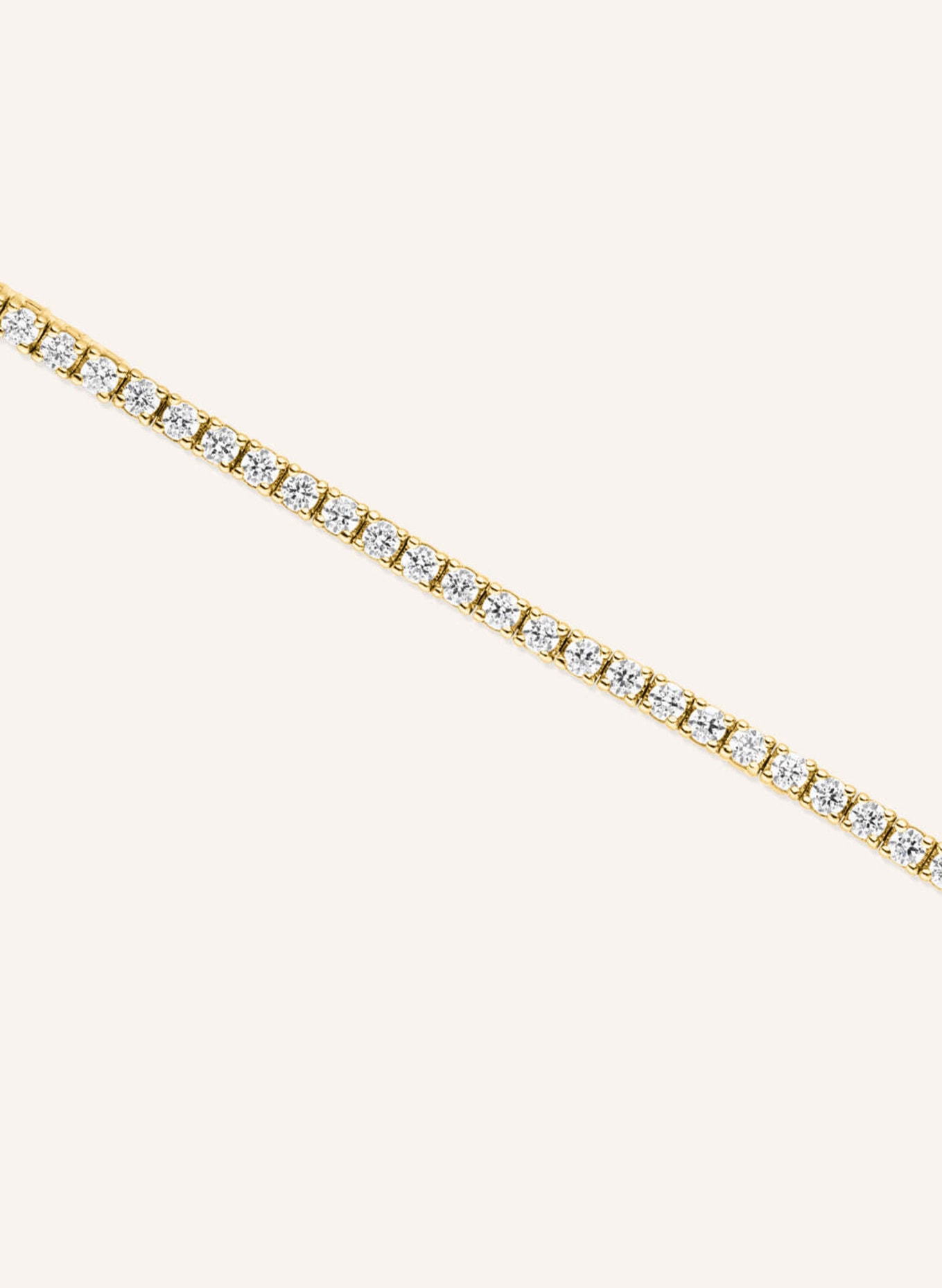 VEYNOU Armband TENNIS aus 18 Karat Gelbgold mit 1,7ct. Diamanten, Farbe: GOLD (Bild 2)