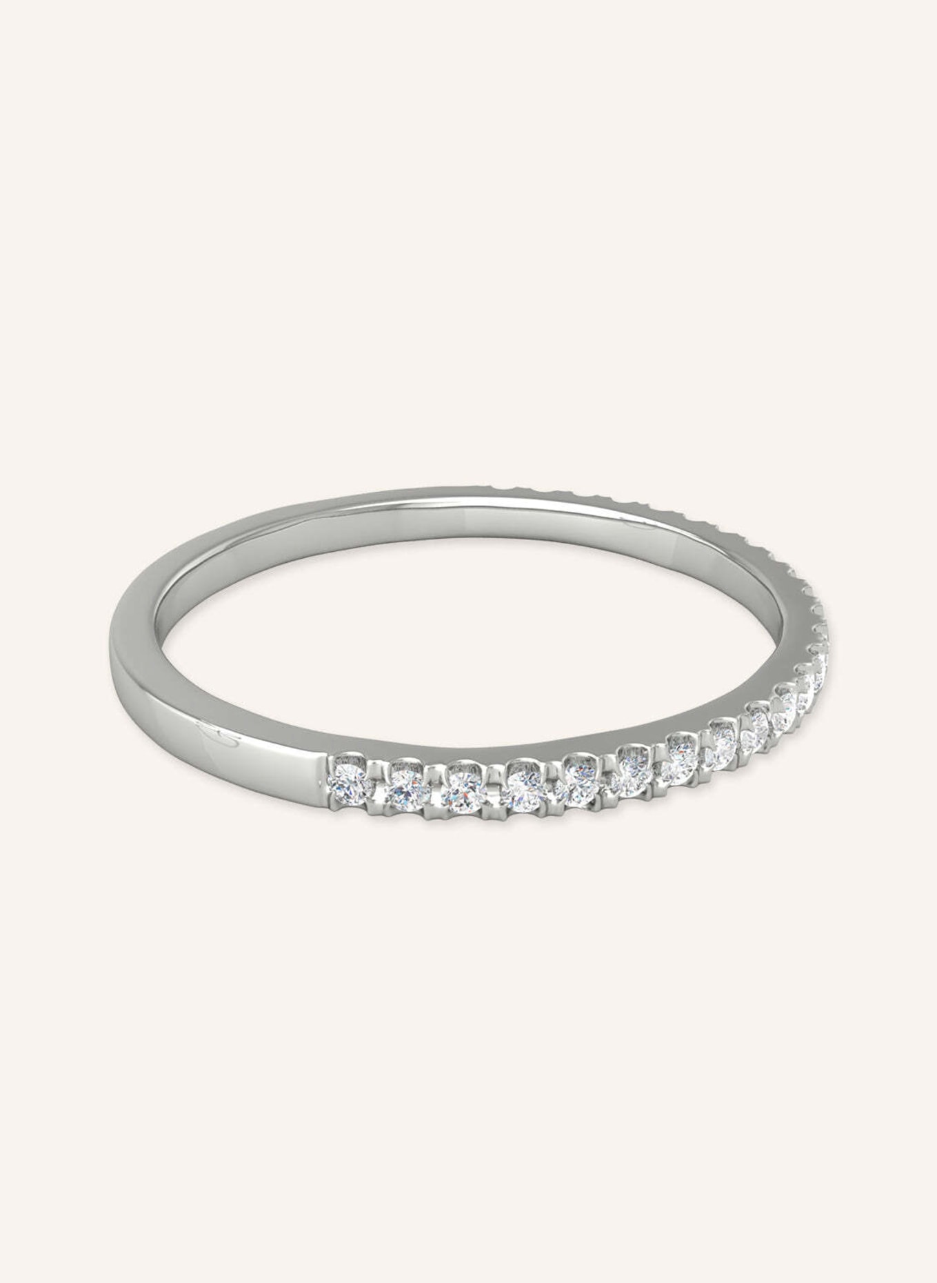 VEYNOU Ring MARA aus 18 Karat Weißgold und 0,10ct. Diamanten, Farbe: WEISSGOLD (Bild 1)
