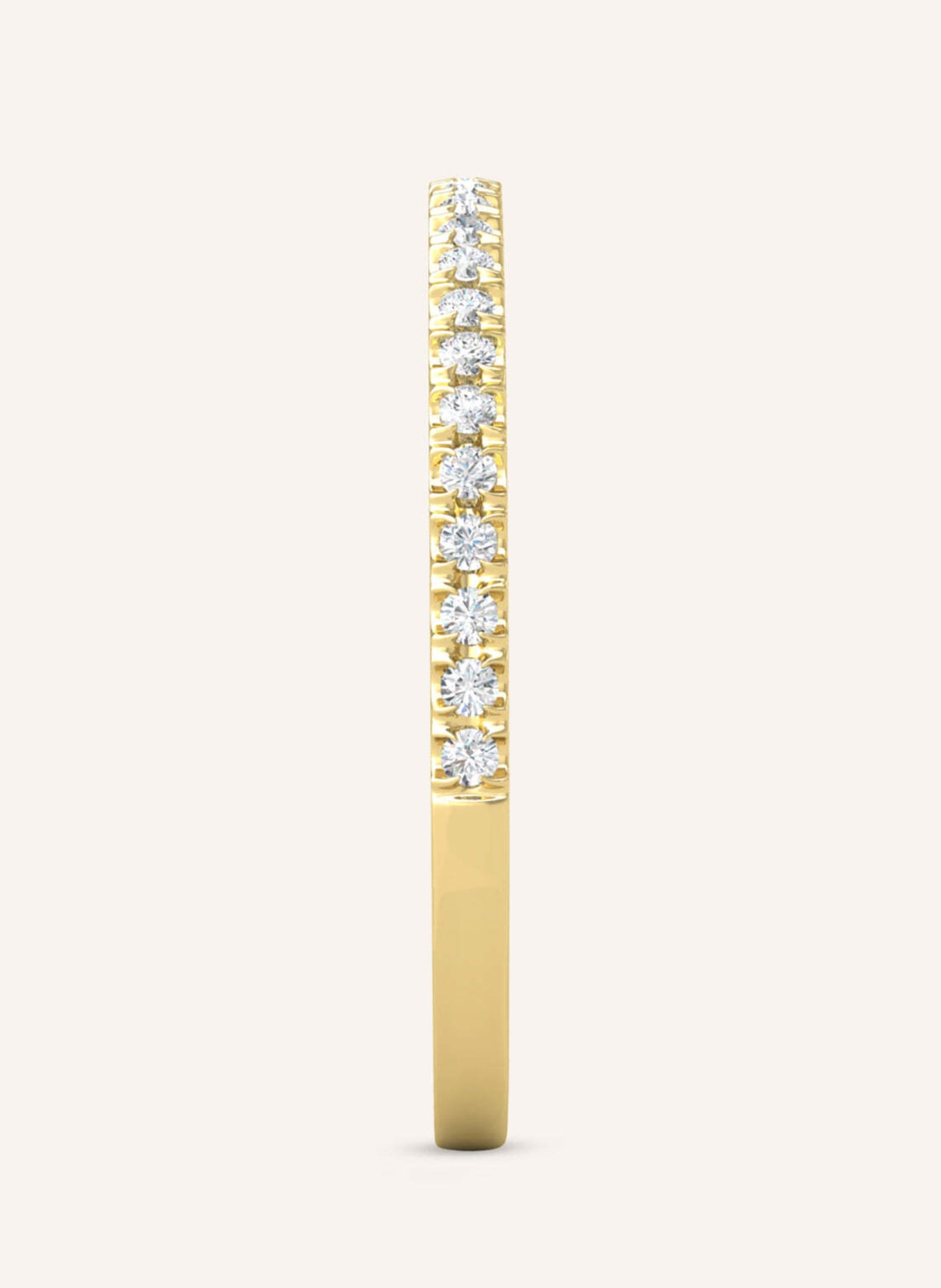 VEYNOU Ring MARA aus 18 Karat Gelbgold und 0,10ct. Diamanten, Farbe: GOLD (Bild 2)